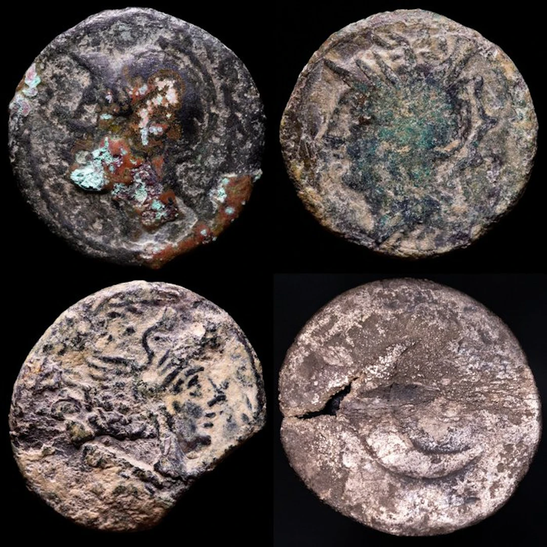Roman Republic Denarius Lot comprising four (4) silvered...