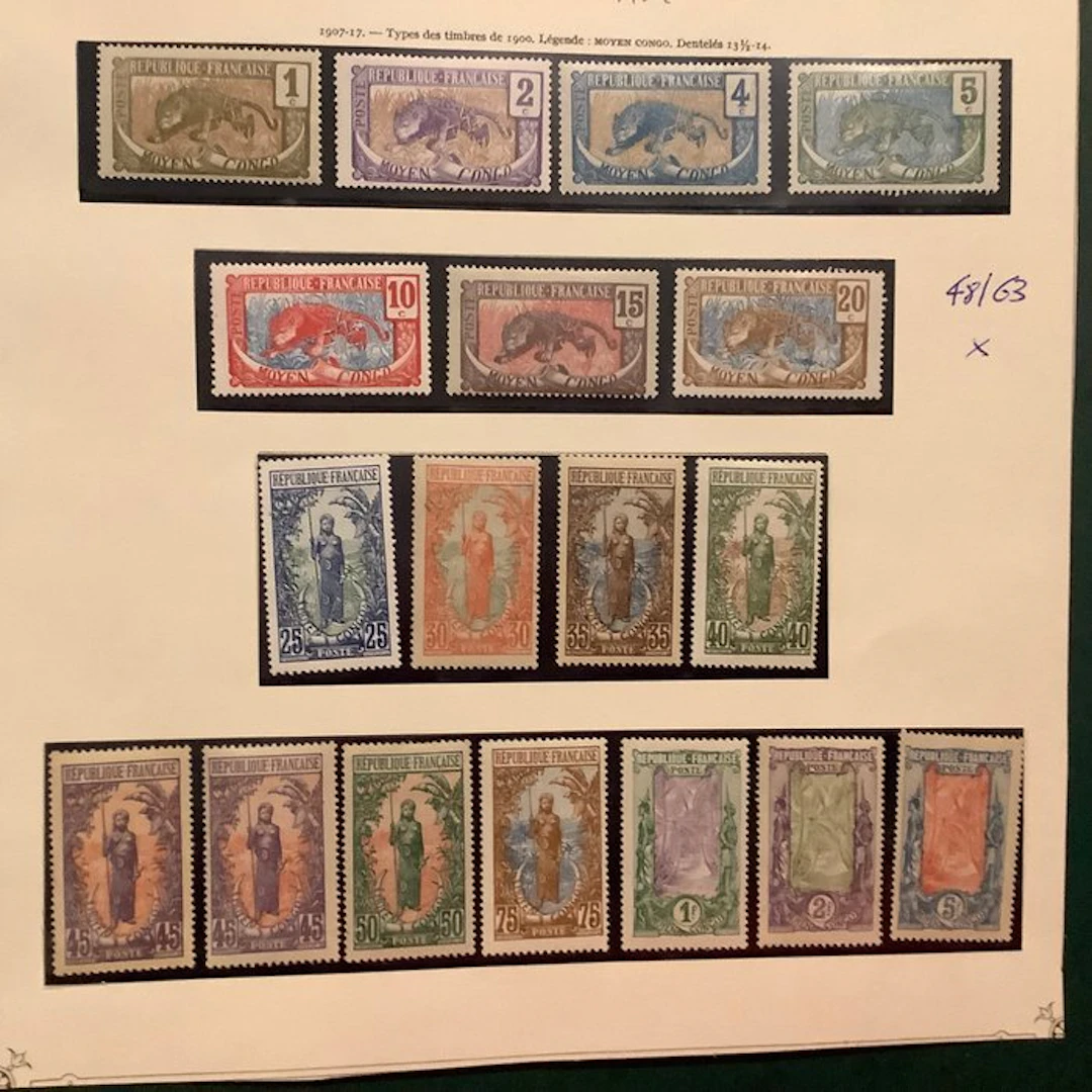 Grande Comore 1897/1912 - 16 complete volumes with all...