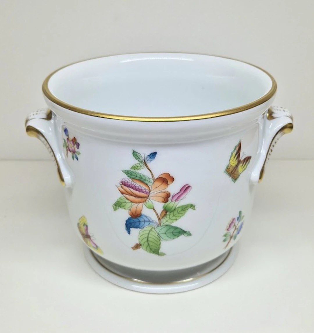 Herend - Flower pot - 7214 | VA - Porcelain - Queen Victoria cachepot