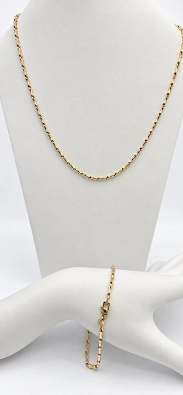 2 piece jewellery set - 9 kt. Yellow gold - Maistrellosrl