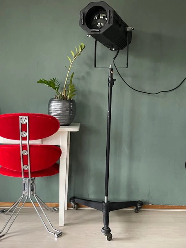 Lamp (2) - Metal, Glass, Aluminium, Bakelite - Vintage Zoom Profile spot
