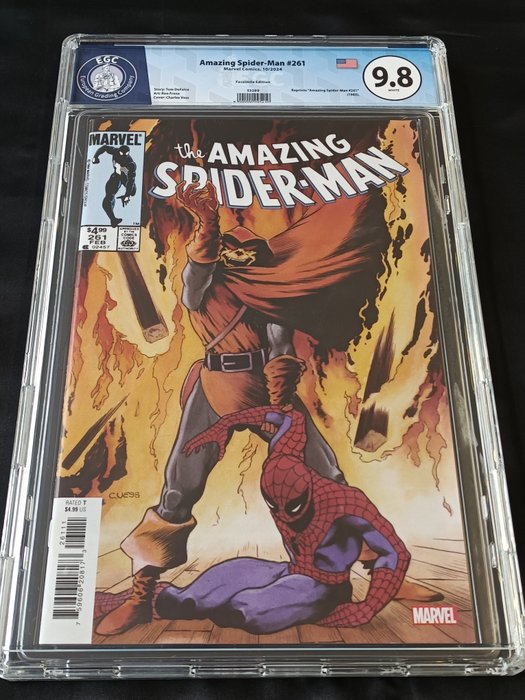 The Amazing SpiderMan 261 Facsimile Edition 2024... Barnebys