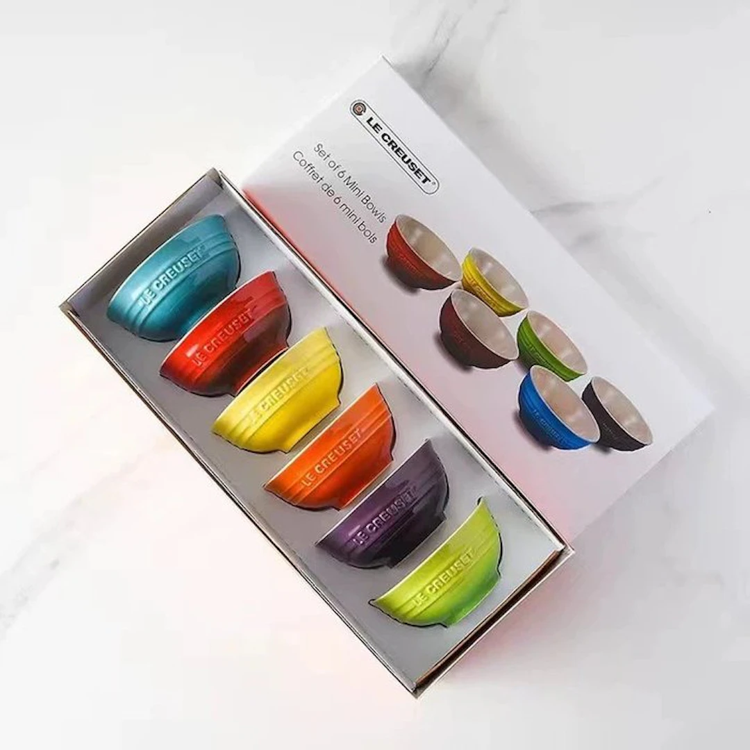 Le Creuset - Bowl (6) - Set of 6 Rice Bowls - Stoneware, Ceramic