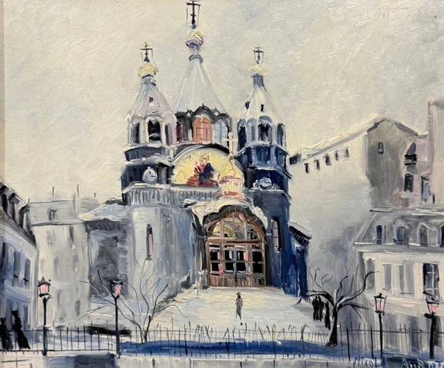 Nicolas Auburtin (1921-?) - Paris: La Cathédrale...