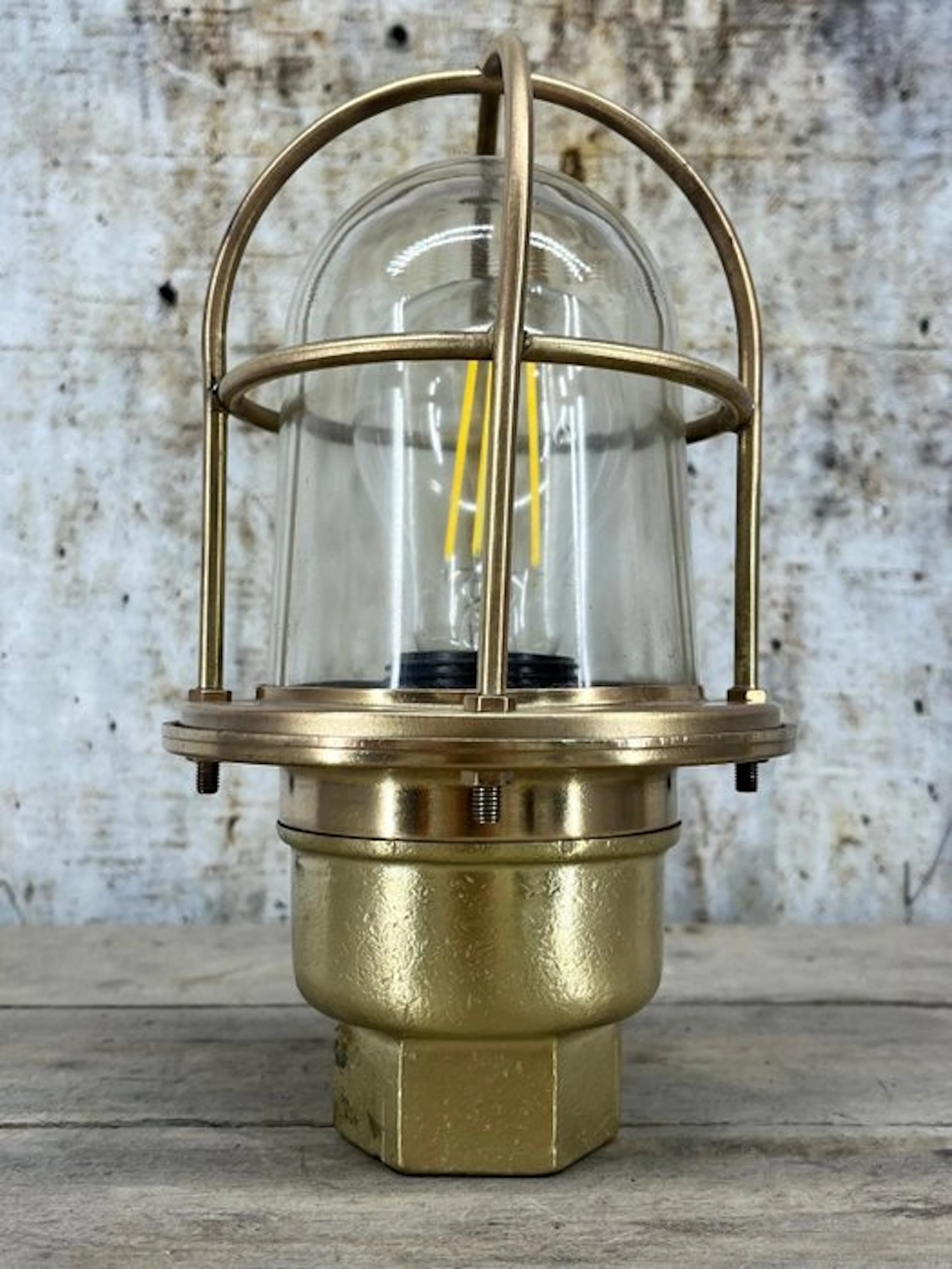 Cage light - Brass