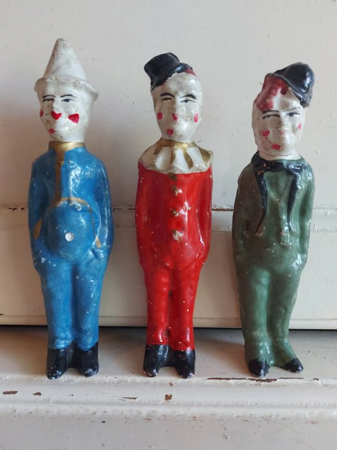 Skittles - Toy figurine 3 x Antiek victoriaanse...