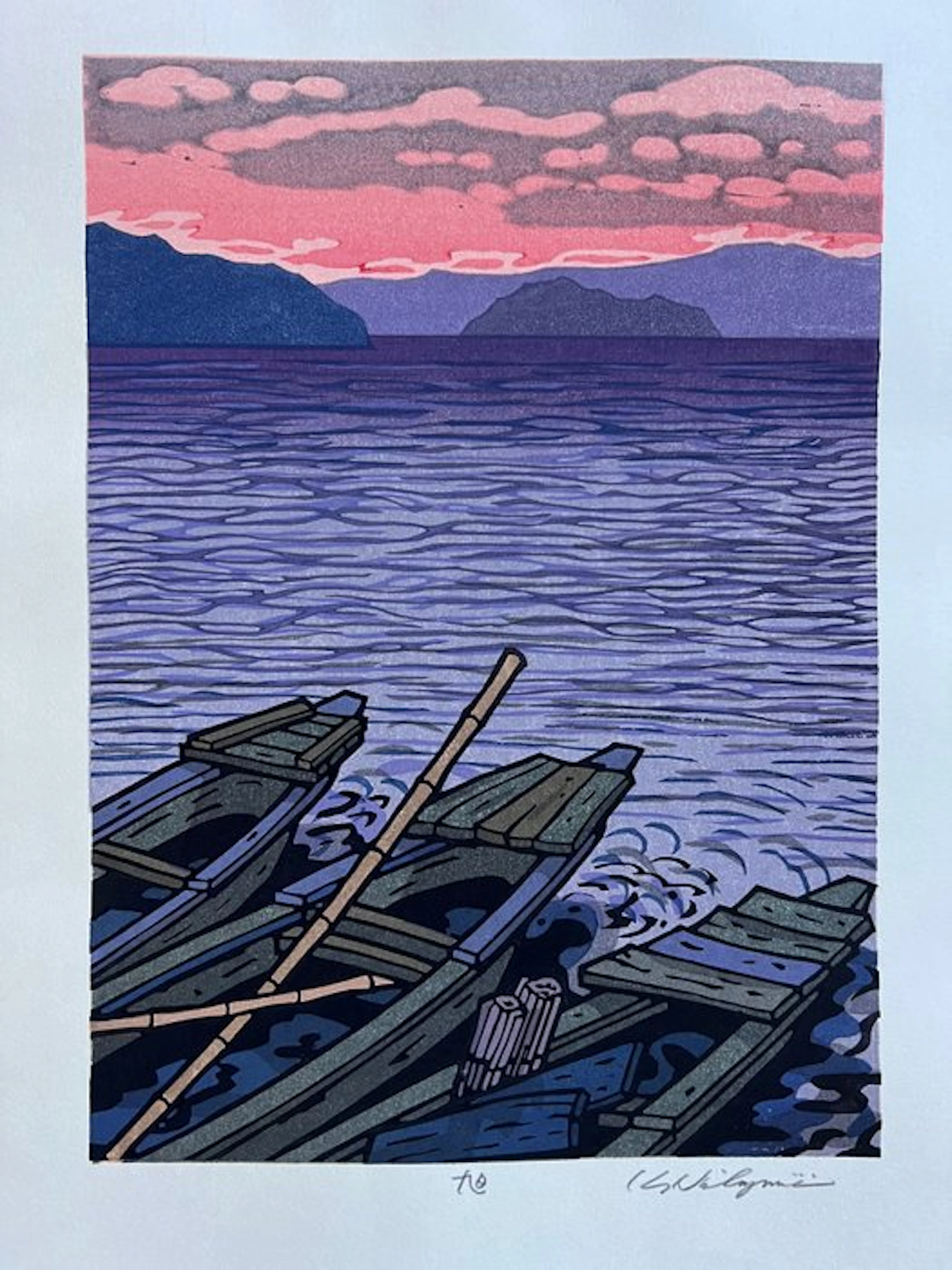 'Asahi' 旭 (Rising Sun) - 1997 - Nishijima Katsuyuki (b 1945) - Japan