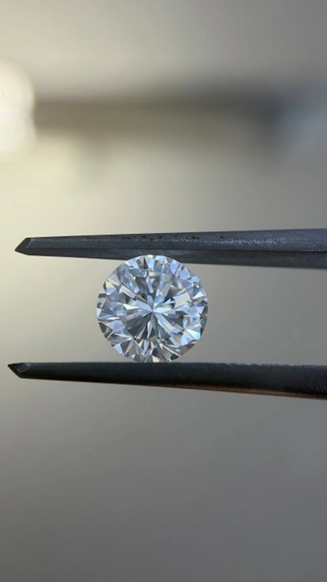 1 pcs Diamond (Natural) - 0.61 ct - Round - D (colourless) - VVS1 - HRD Antwerp