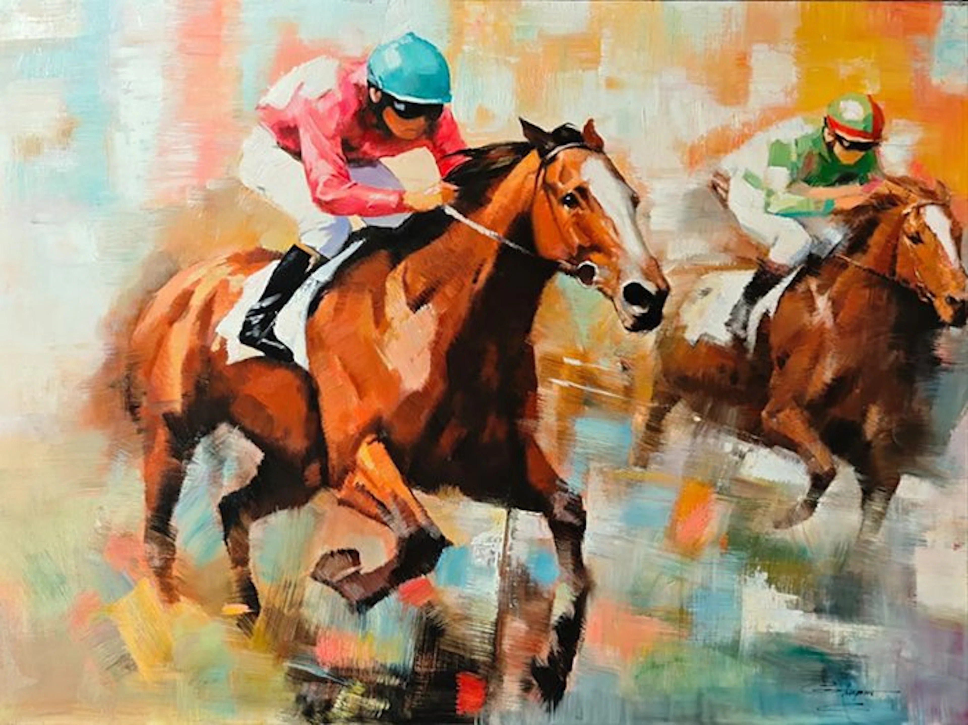 Christophe Ghesquiere - Au galop