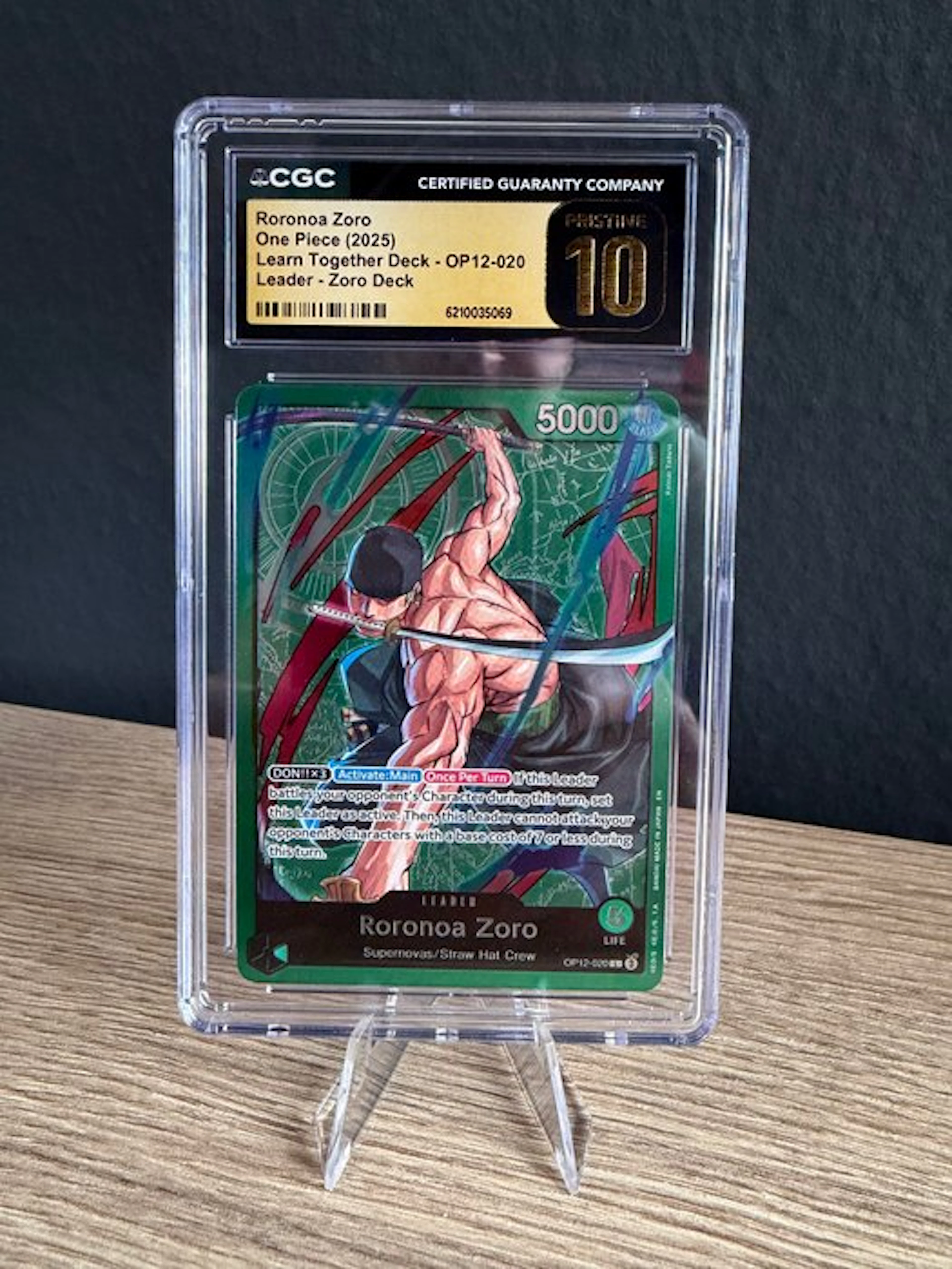 Bandai - 1 Graded card - One Piece - Roronoa Zoro...