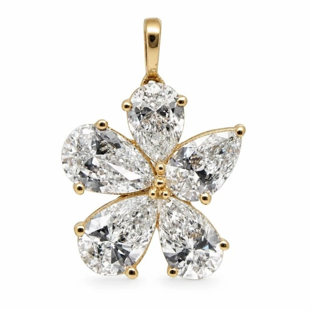 No reserve price - Pendant - 14 kt. White gold - 2.14ct. tw. Diamond