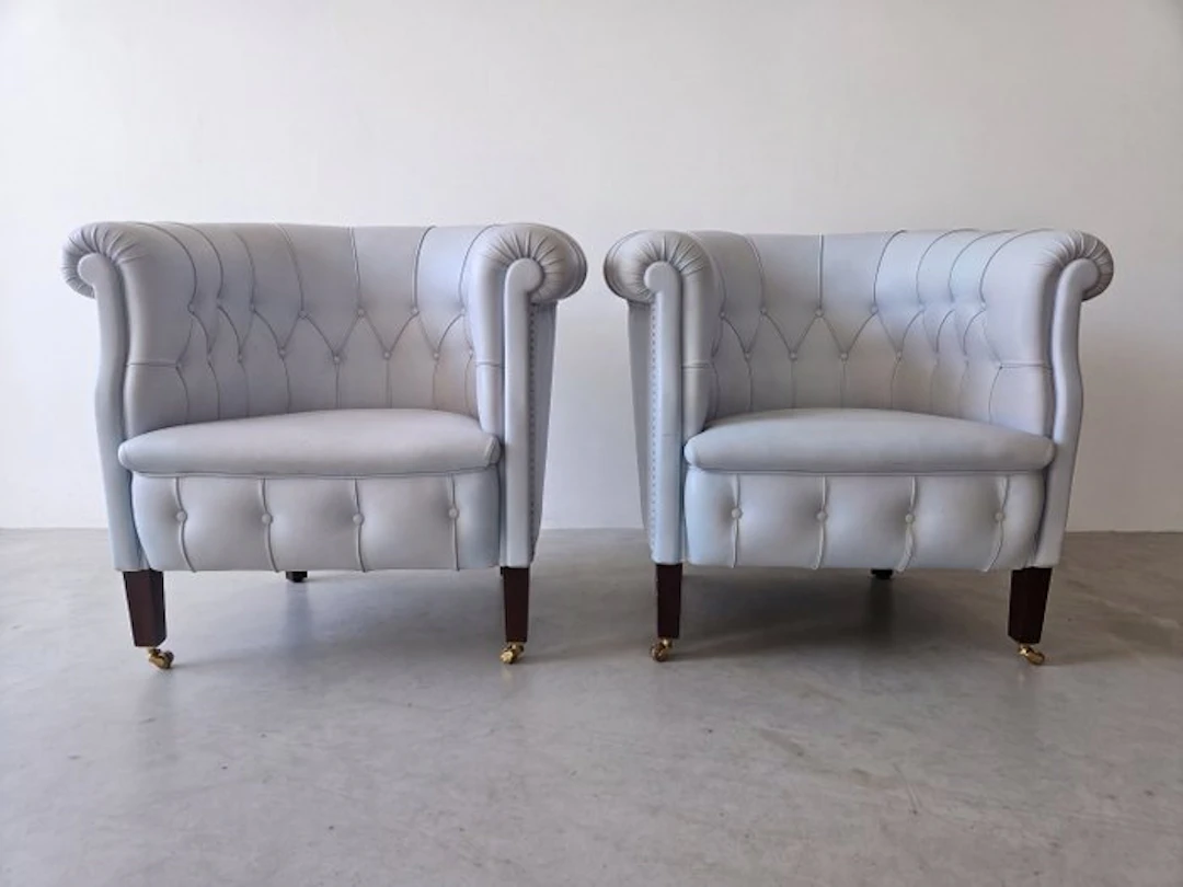 Poltrona Frau - Renzo Frau - Armchair (2) - Smoking room - Leather