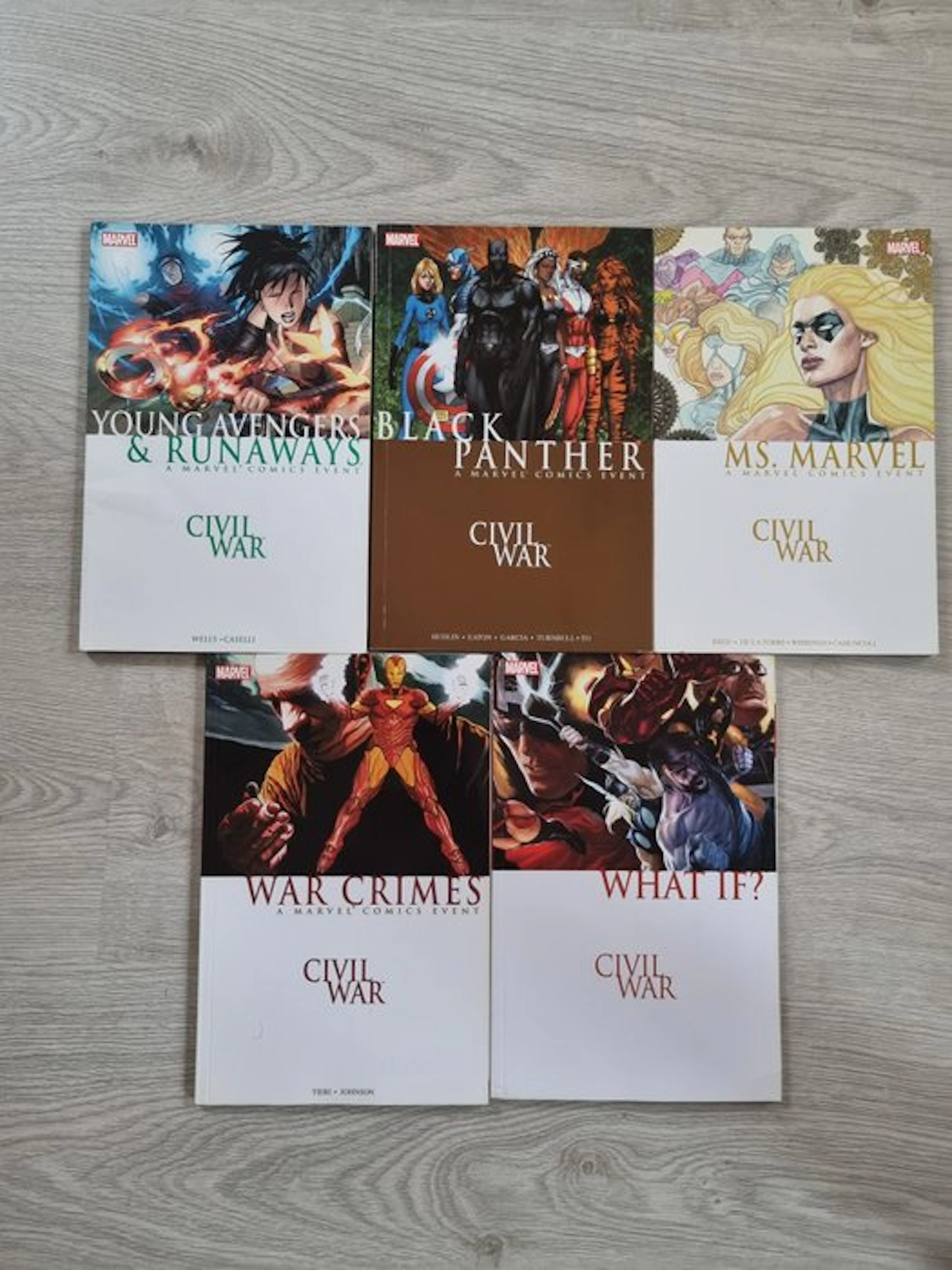Civil War - Civil War verzameling - 5 Comic collection - 2007/2008
