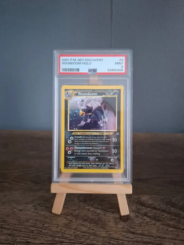 Pokémon - 1 Graded card - Houndoom #4 Holo - PSA 9 - WOTC - Neo Discovery
