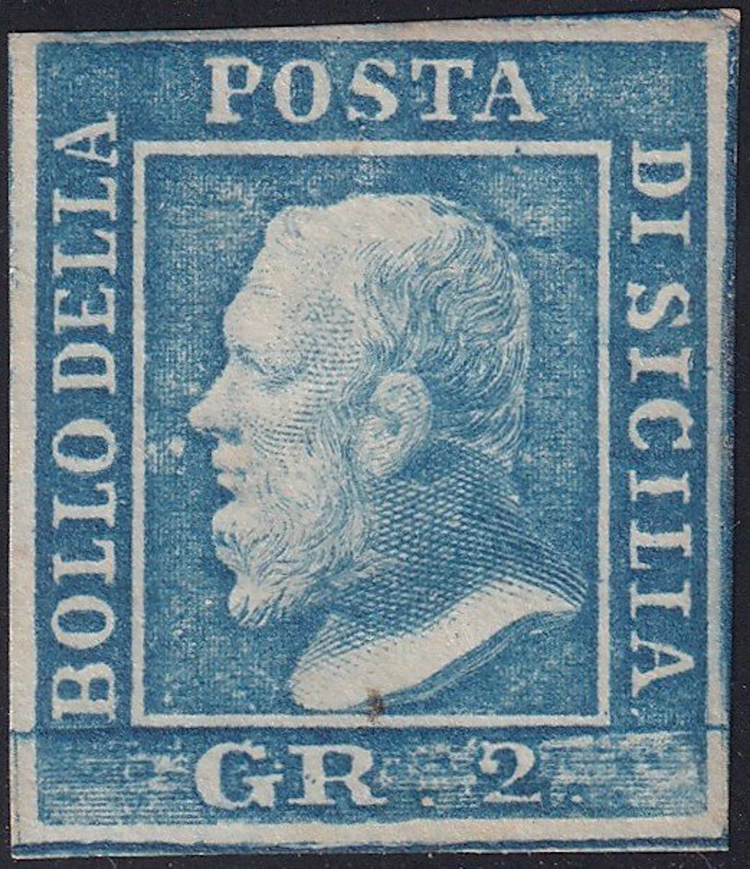 Italian Ancient States - Sicily 1859 - Plate I