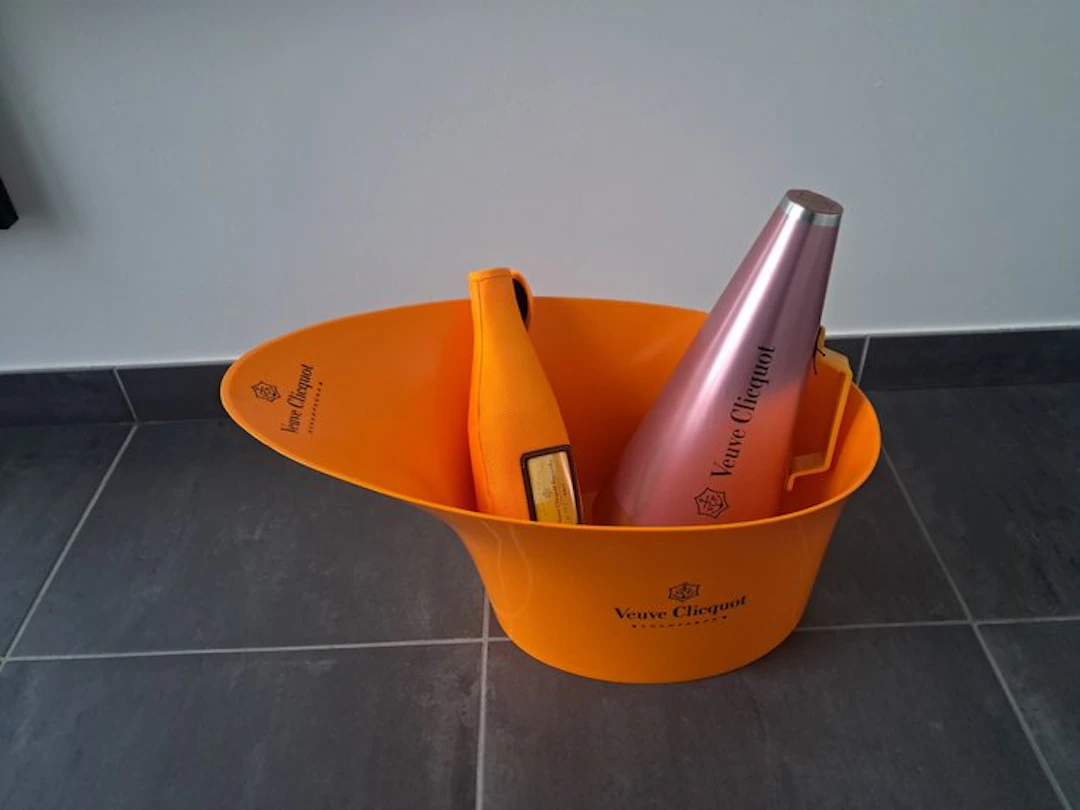 Veuve Clicquot Champagne decoratieve set, - Champagne cooler - Plastic