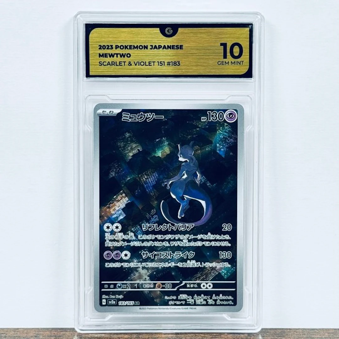Pokémon Graded card - Mewtwo 183 – Pokémon - GG 10