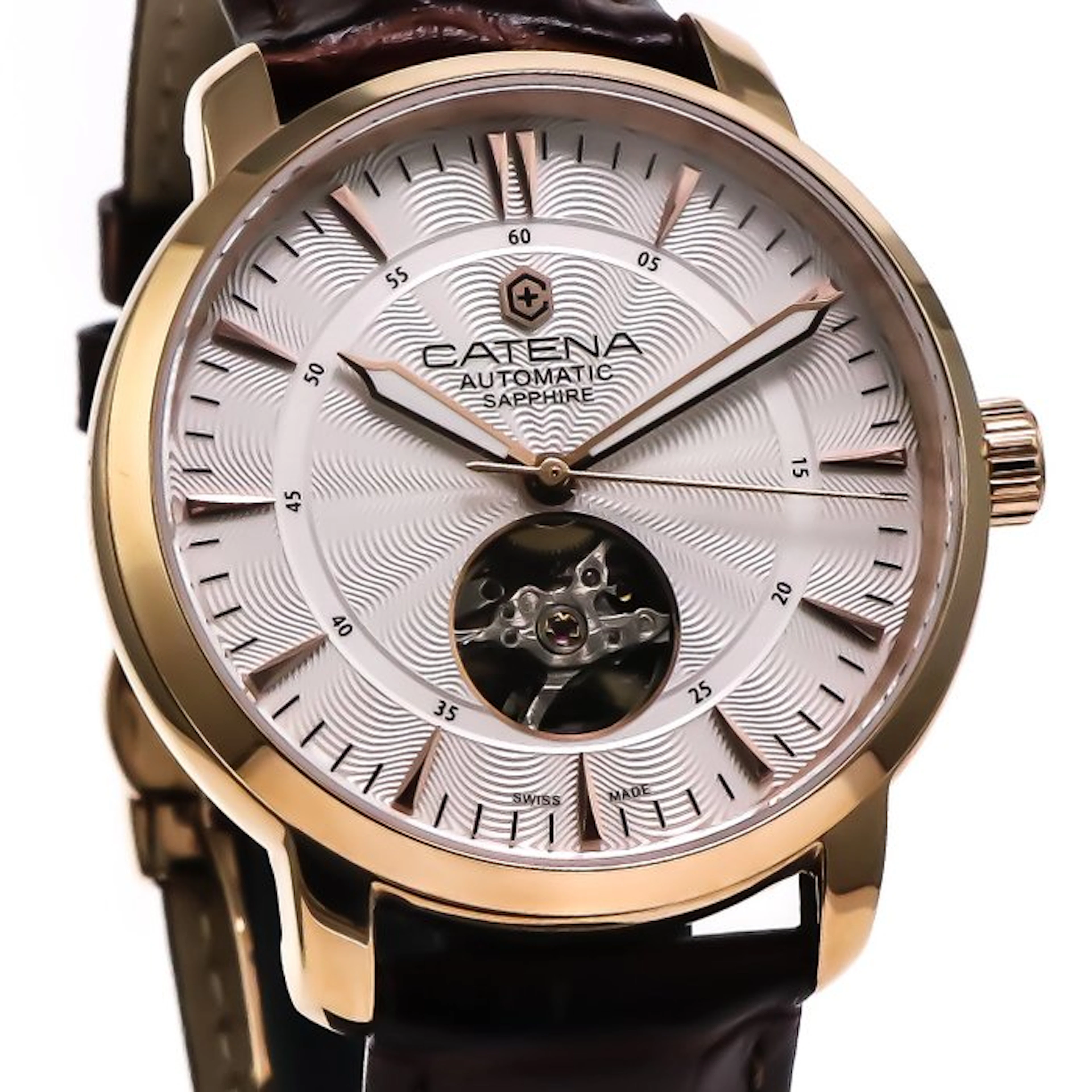 Catena - Automatic Swiss Watch Open Heart - CAH026-2FU...
