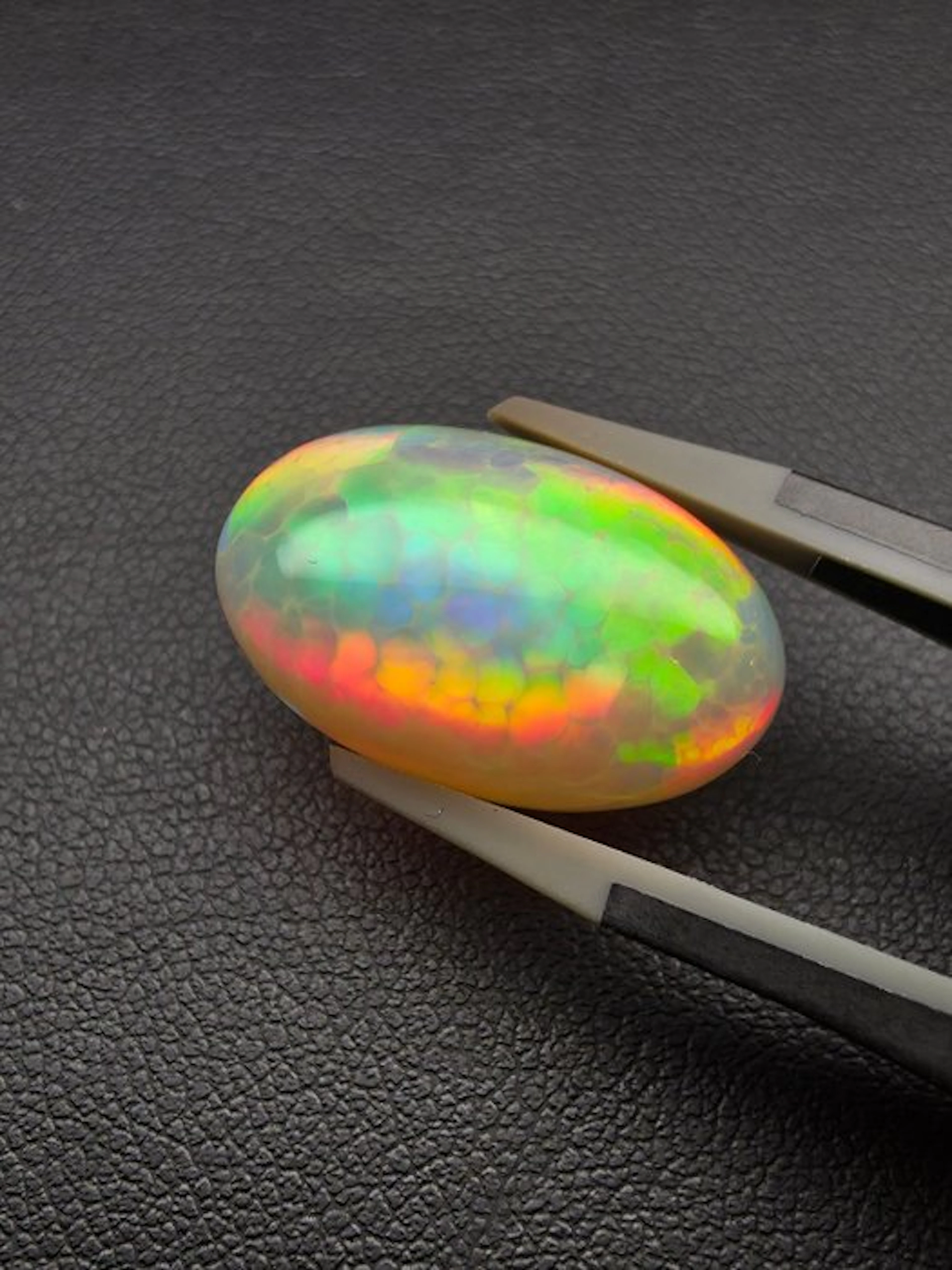 9.3 cts Natural Opal Honey Comb | 4K video Cabochon...