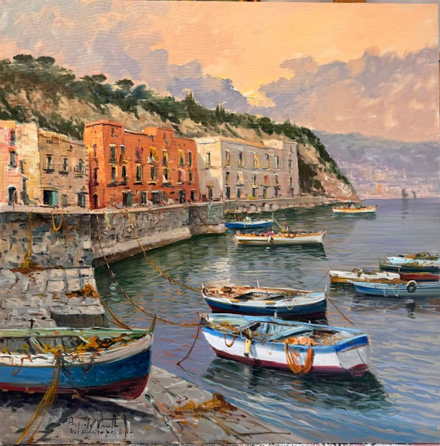 Pasquale Vuotto (1958) - Riva fiorita Posillipo - XL