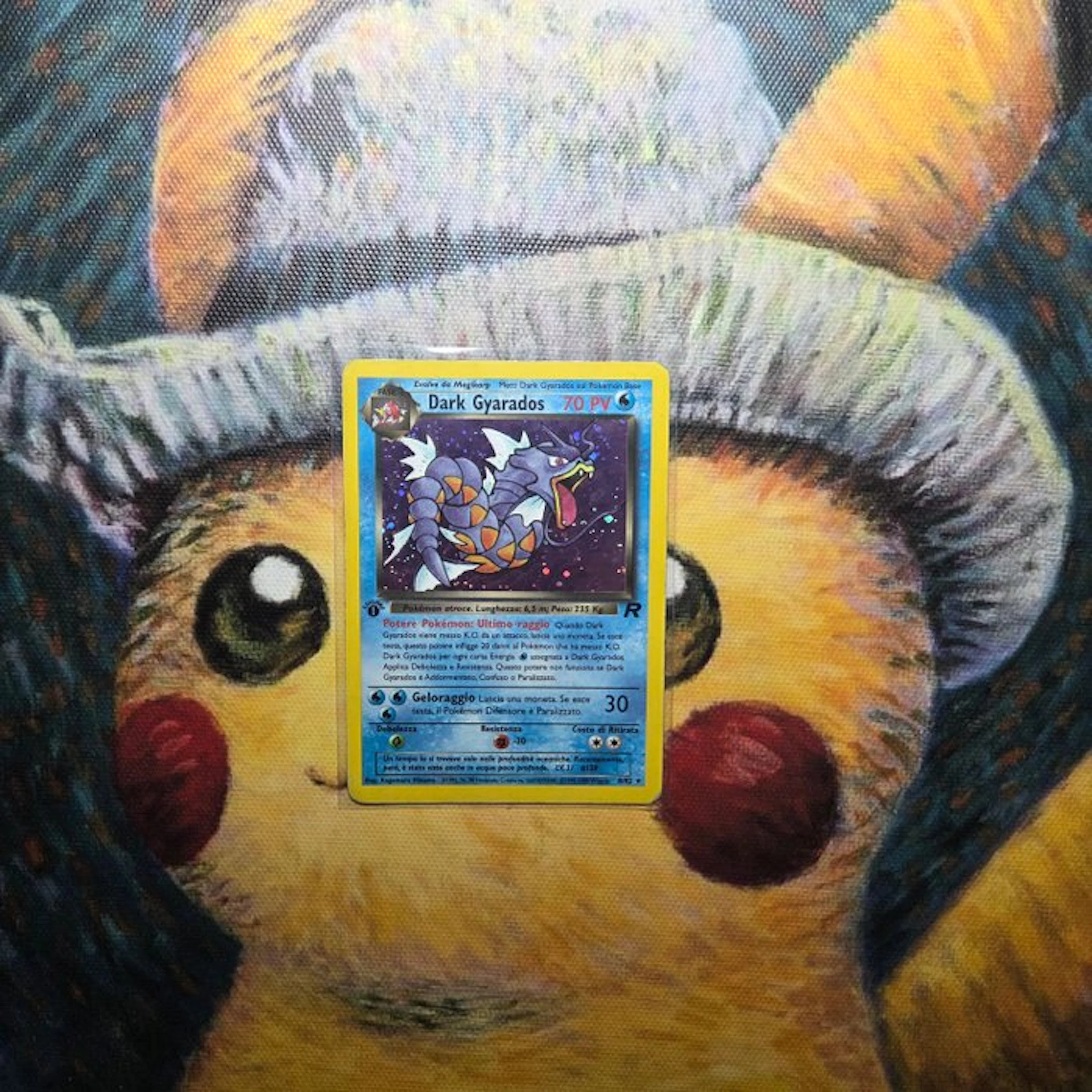 Pokémon Card - Dark Gyarados Holo - Foil, First edition - WOTC