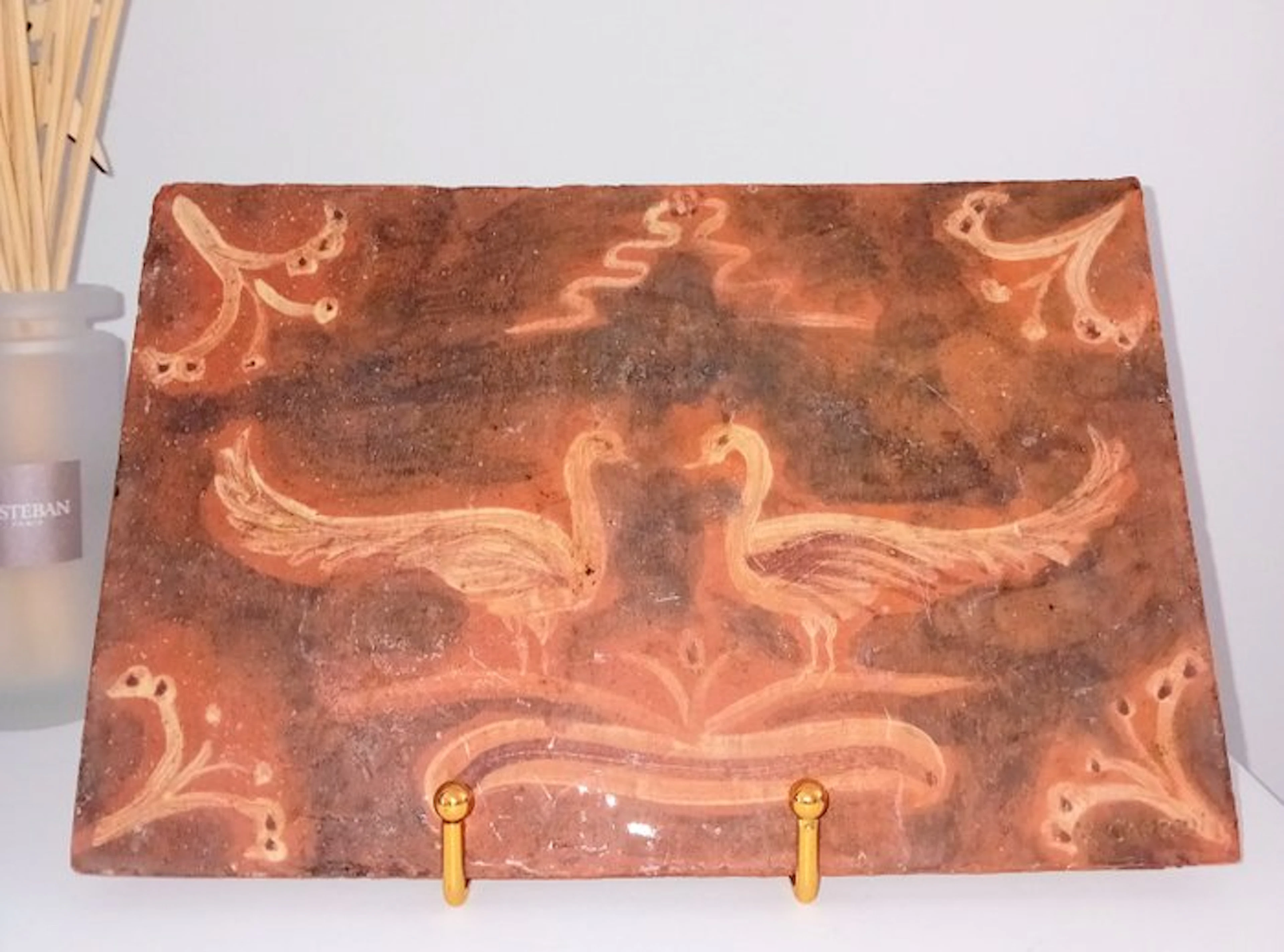 Art Deco Tile - Legendary birds - Capron - Roger Capron...