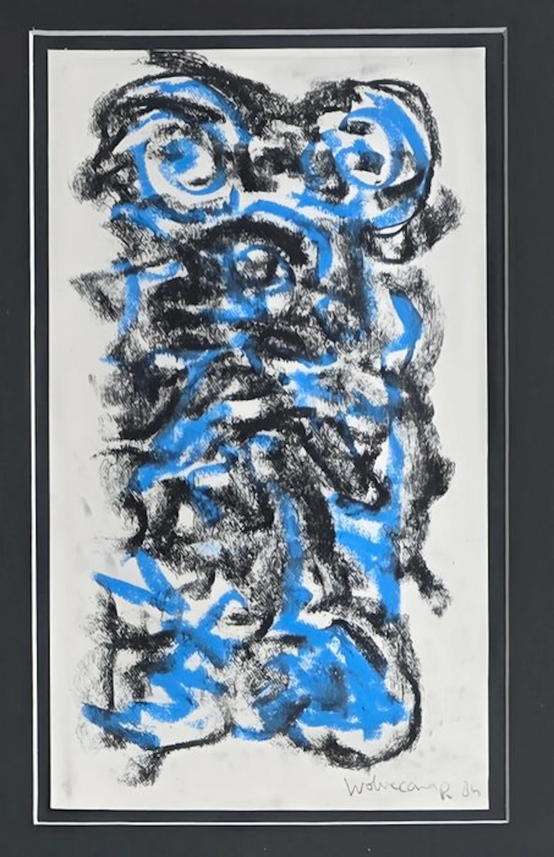 Theo Wolvecamp (1925-1992) - Abstracte compositie