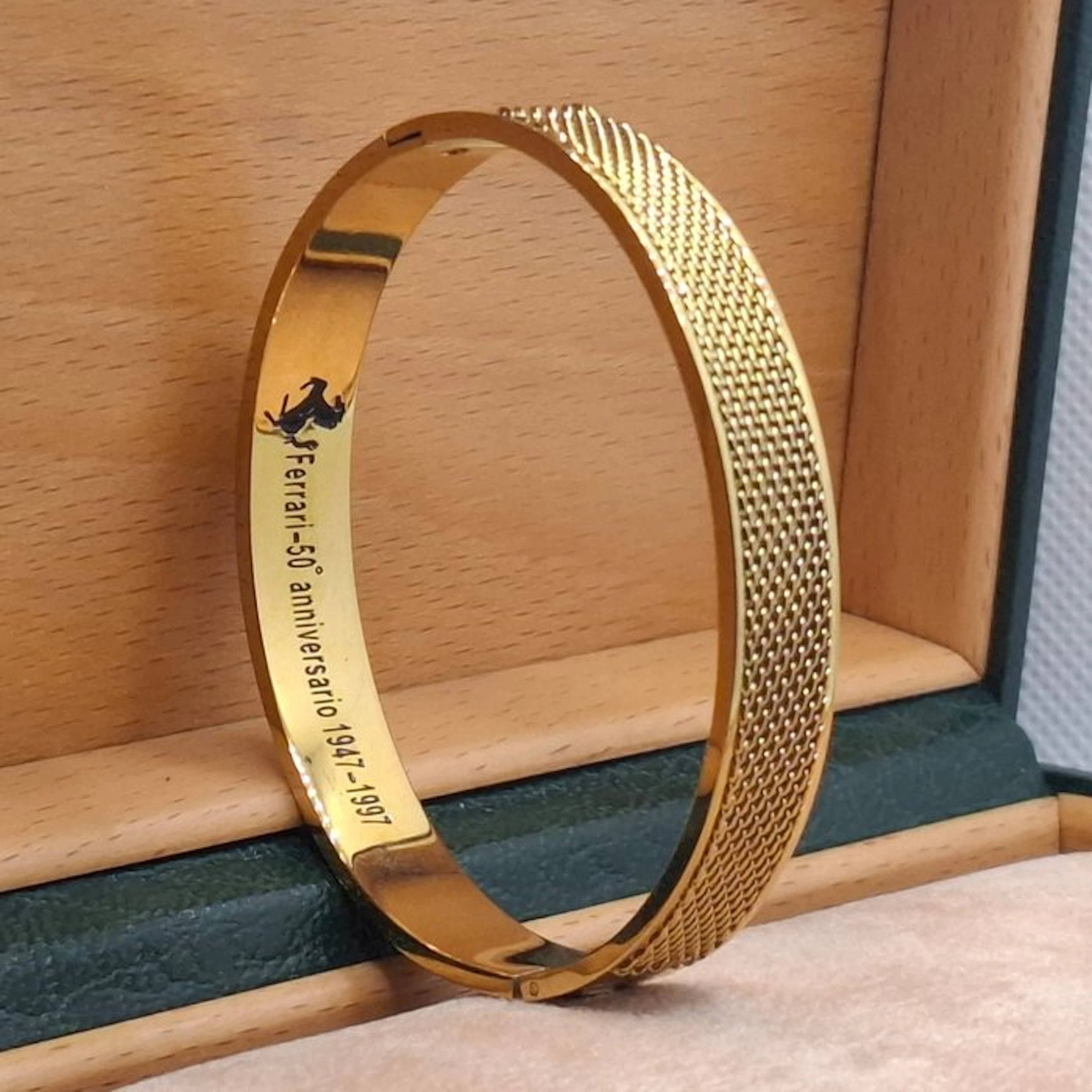 1997,, yellow gold finish. - Bracelet - FERRARI 50th