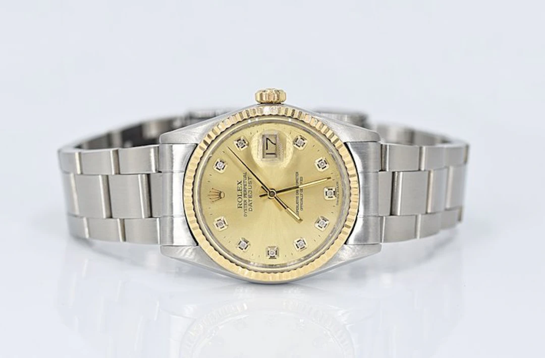 Rolex - Oyster Perpetual Datejust Sunburst Dial - No...