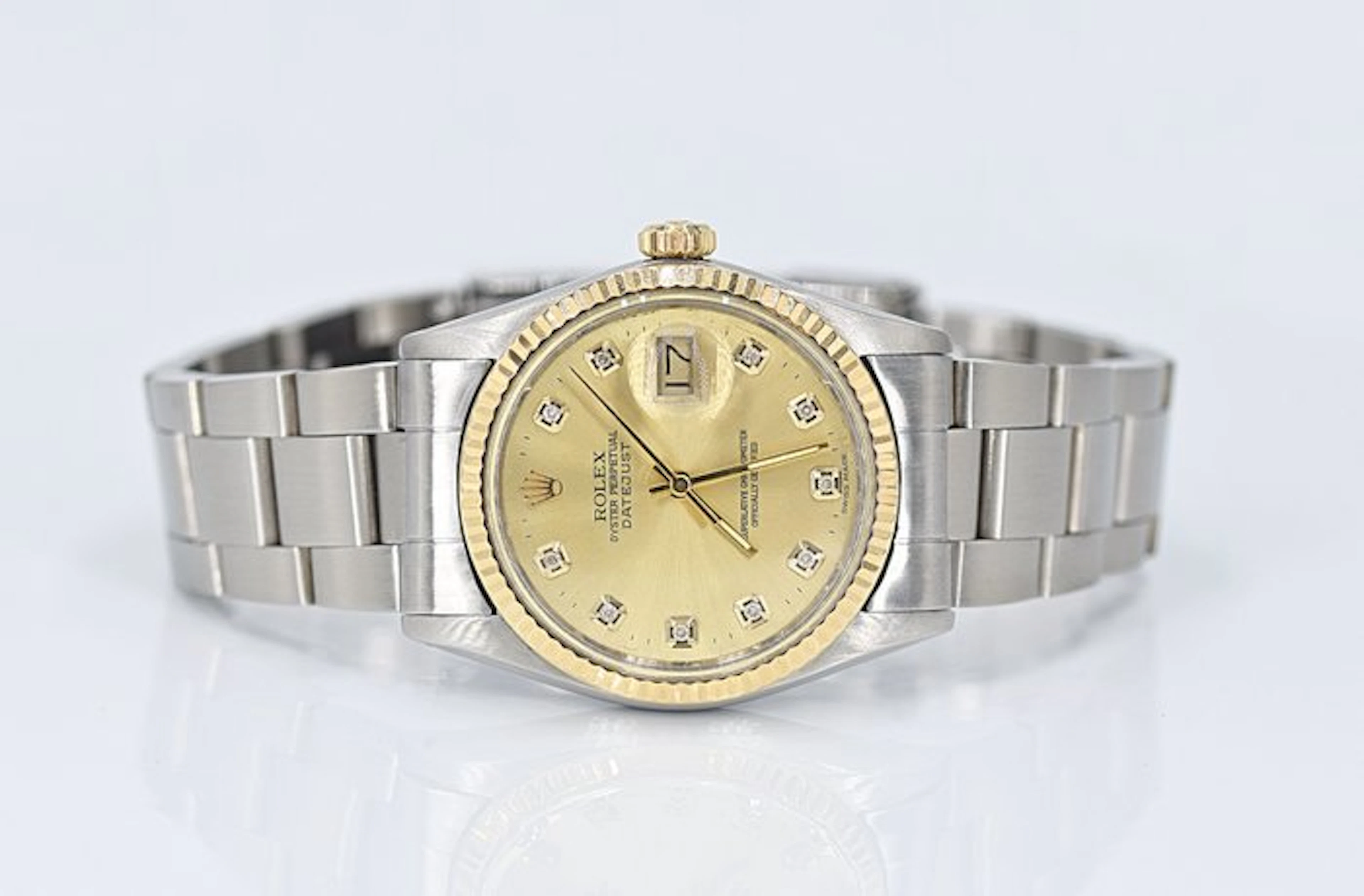 Rolex - Oyster Perpetual Datejust Sunburst Dial - No...
