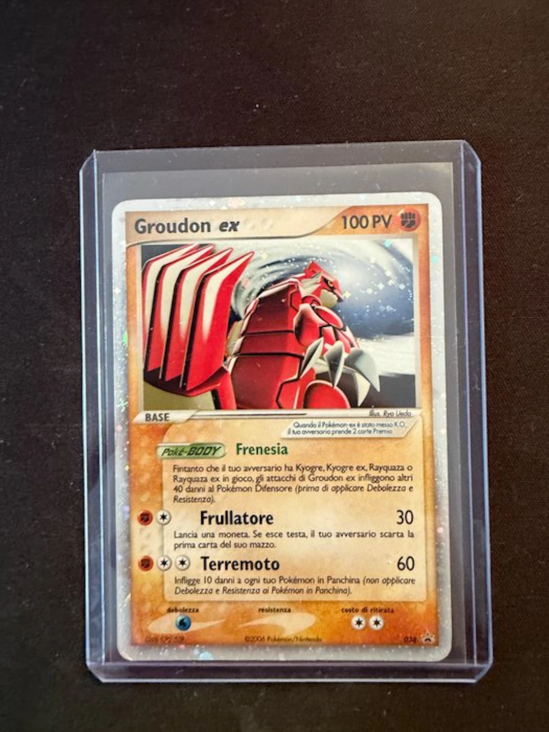 Pokémon - 1 Card - Groudon 038 Foil - EX