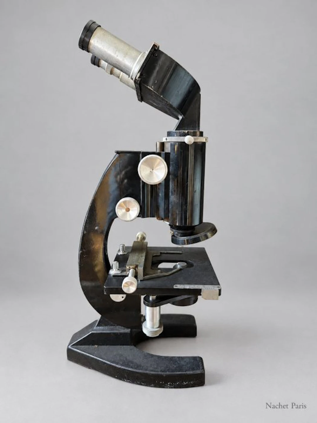 Binocular microscope - 99100 - 1930-1940, 1940-1950 - France - nachet paris