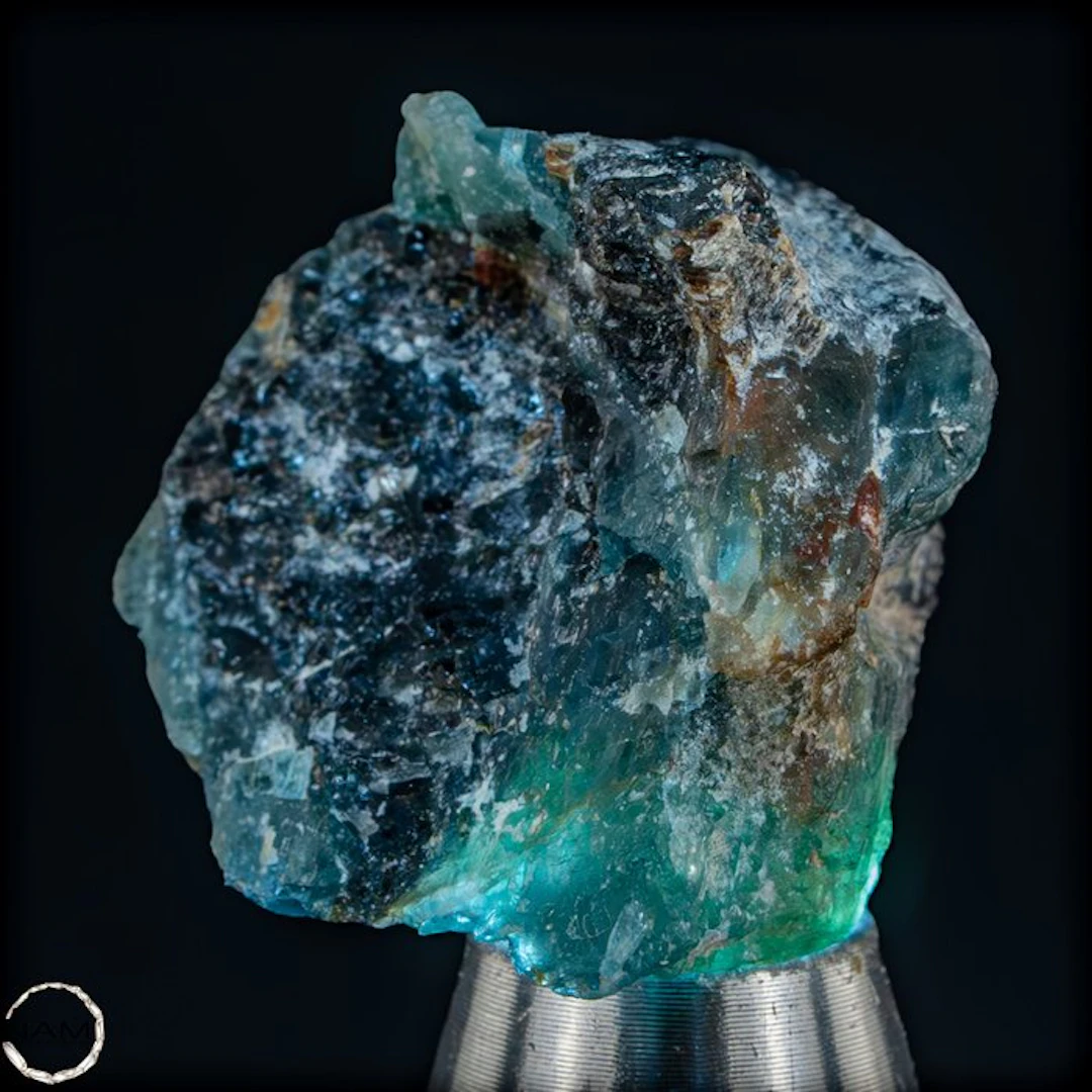 Natural Grandidierite crystal – rare rarity in intense...