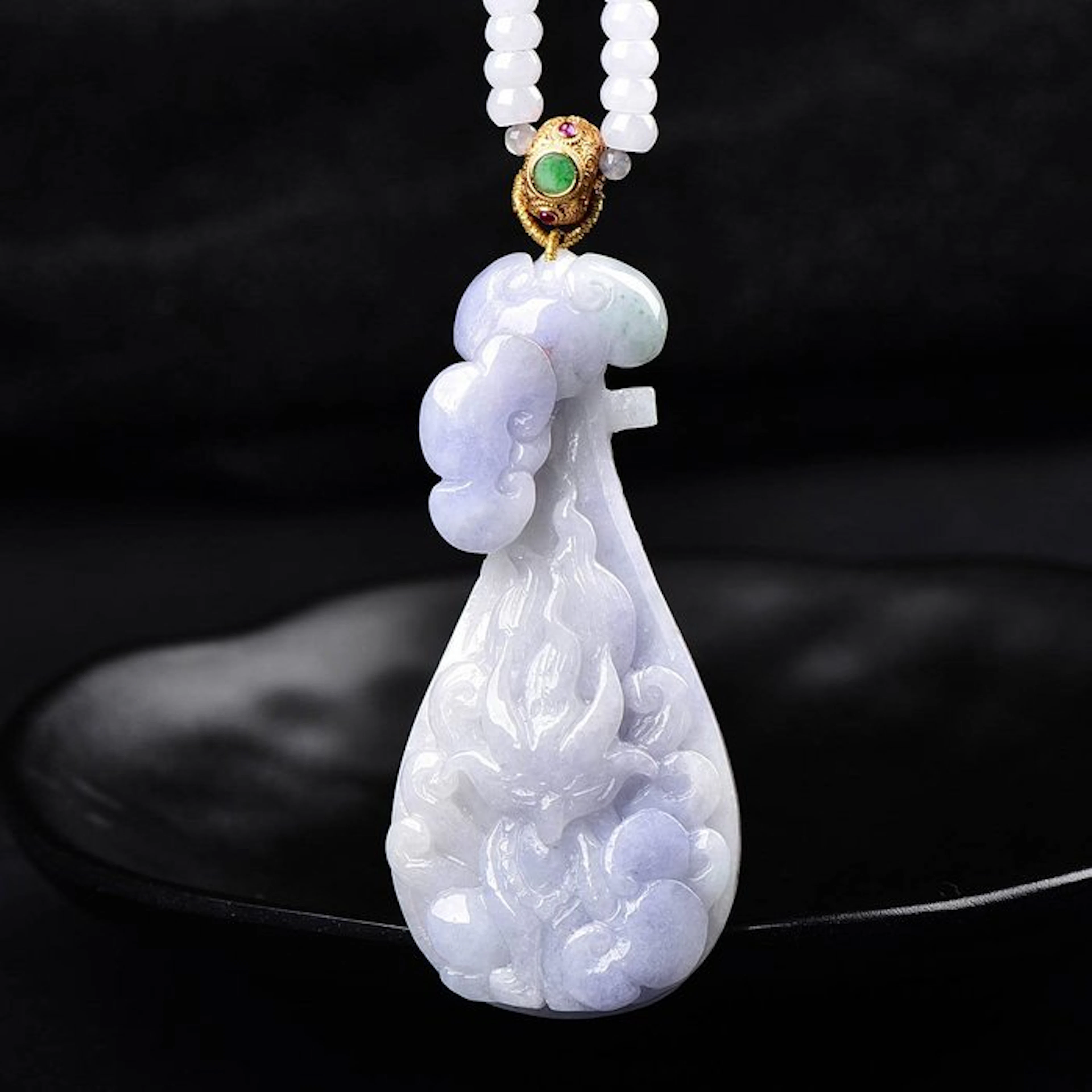 ALGT Certified - Huge and Masterful Natural Jadeite Jade...