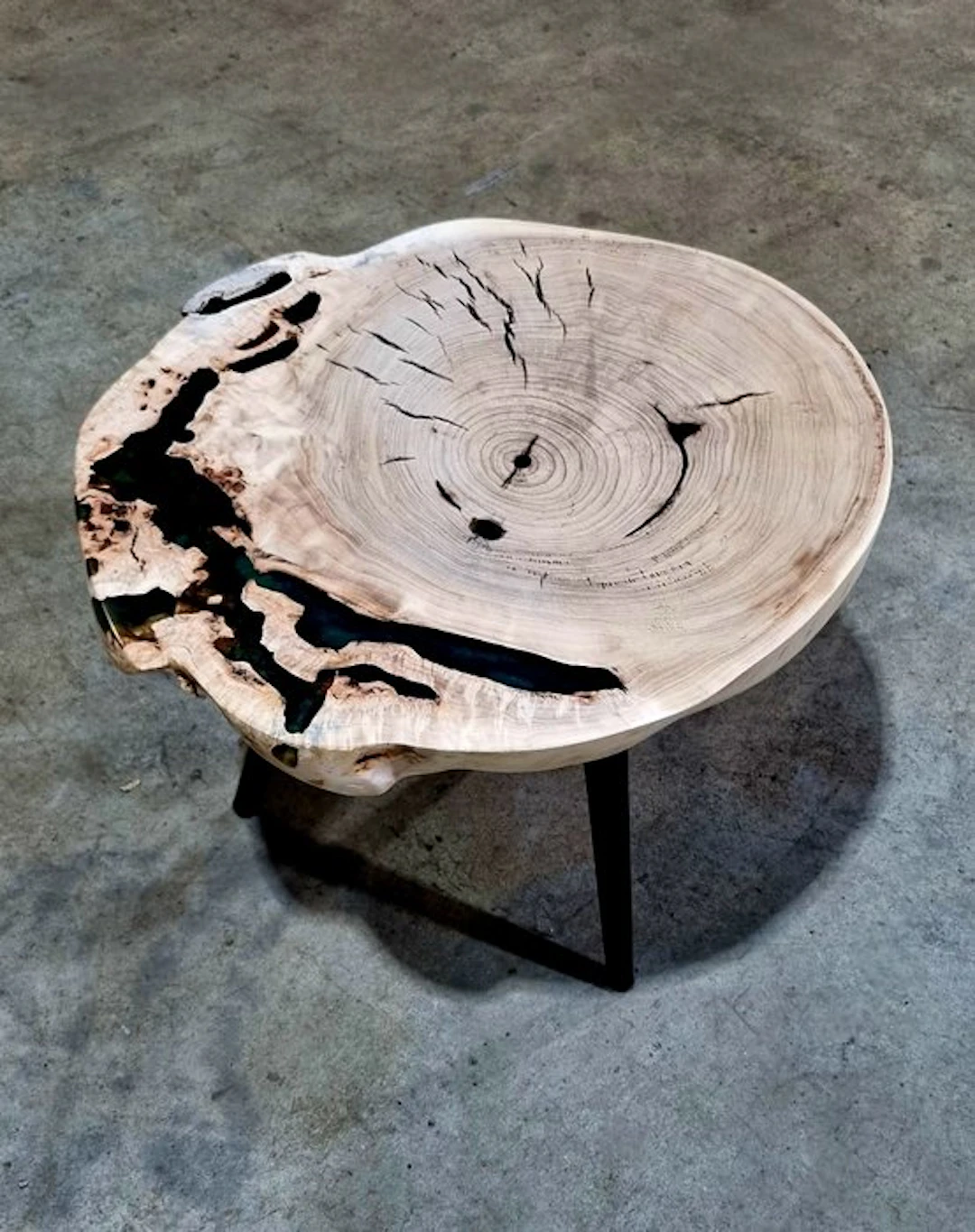 gp_woodepoxy - gp_woodepoxy - Coffee table - Burrwood - natural wood