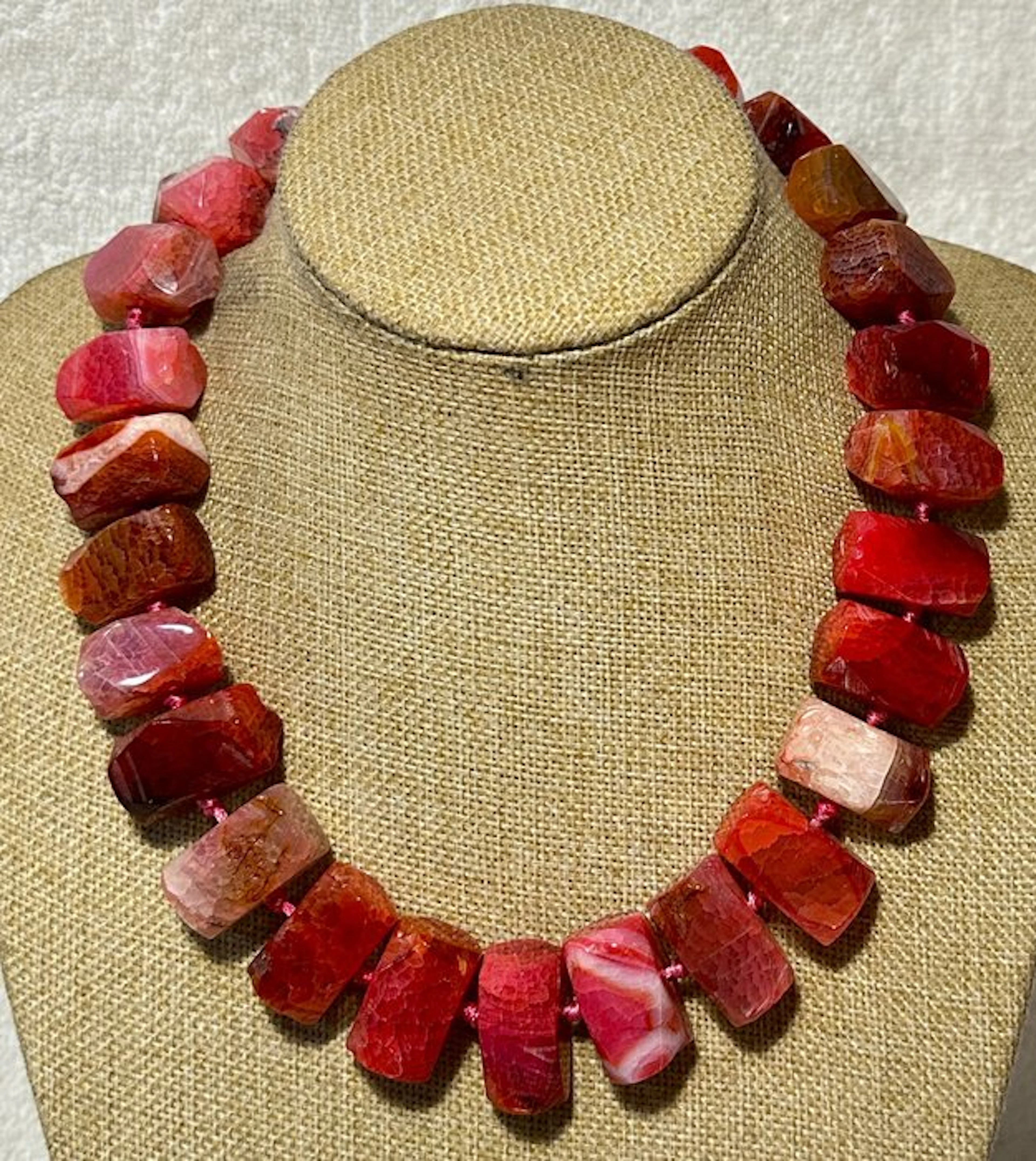 Natural Red Agate from Brazil