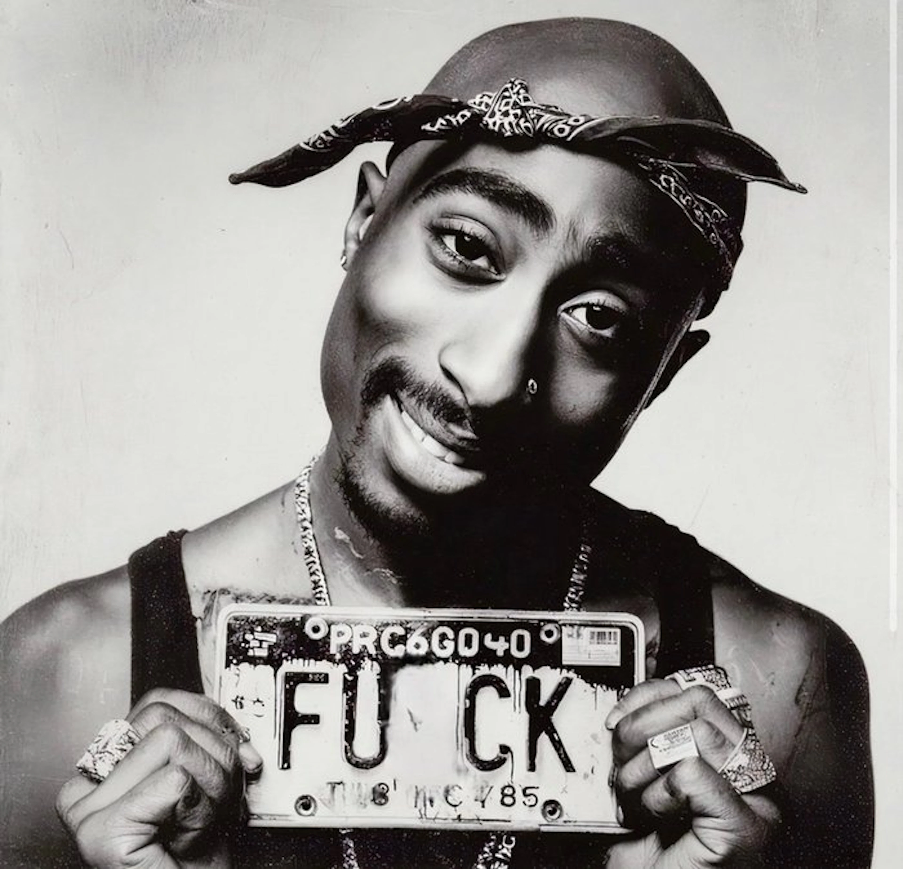Eric Brumette - 2 PAC WANTED 2 - Toile L - LIMITED EDITION