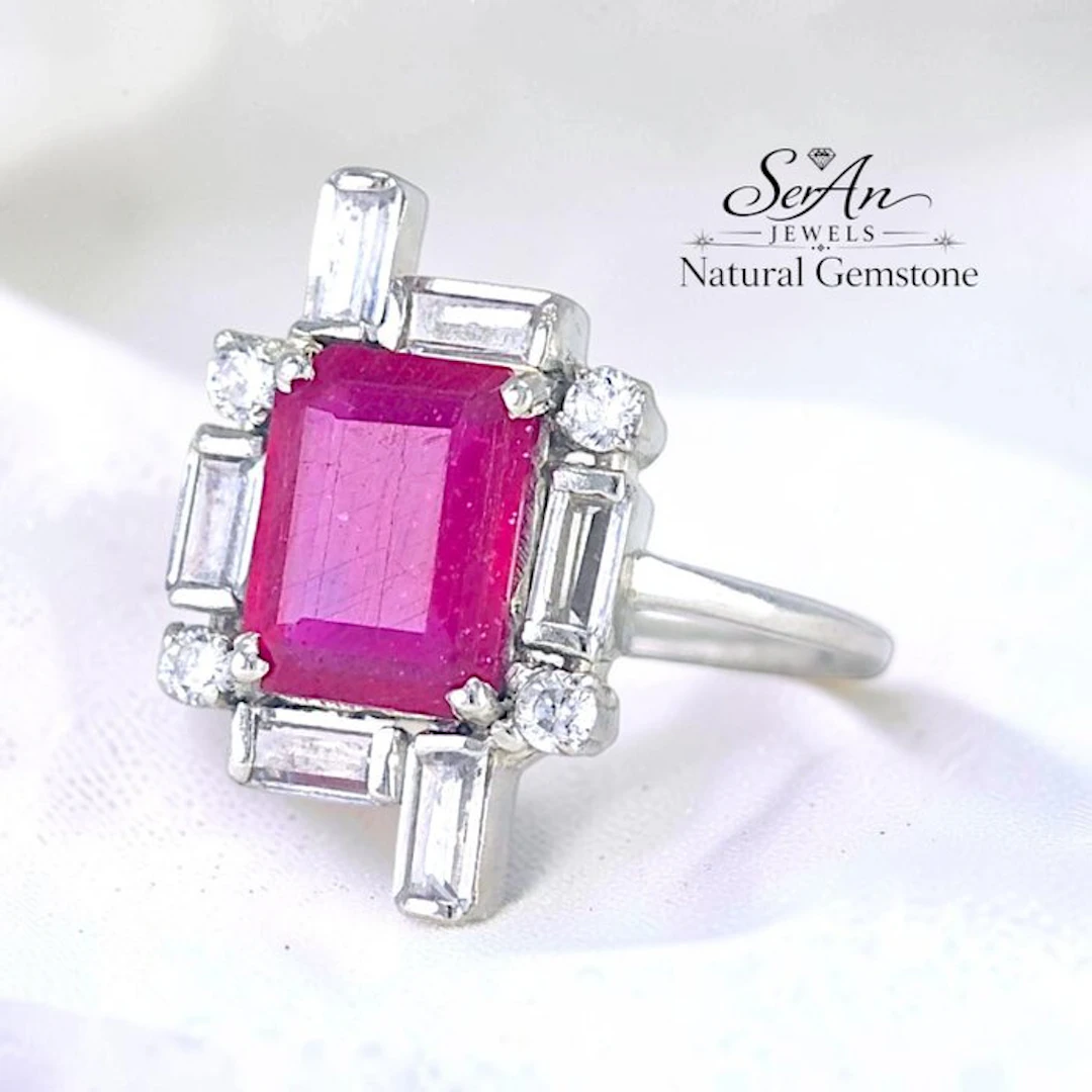 No reserve price - Cocktail ring Silver