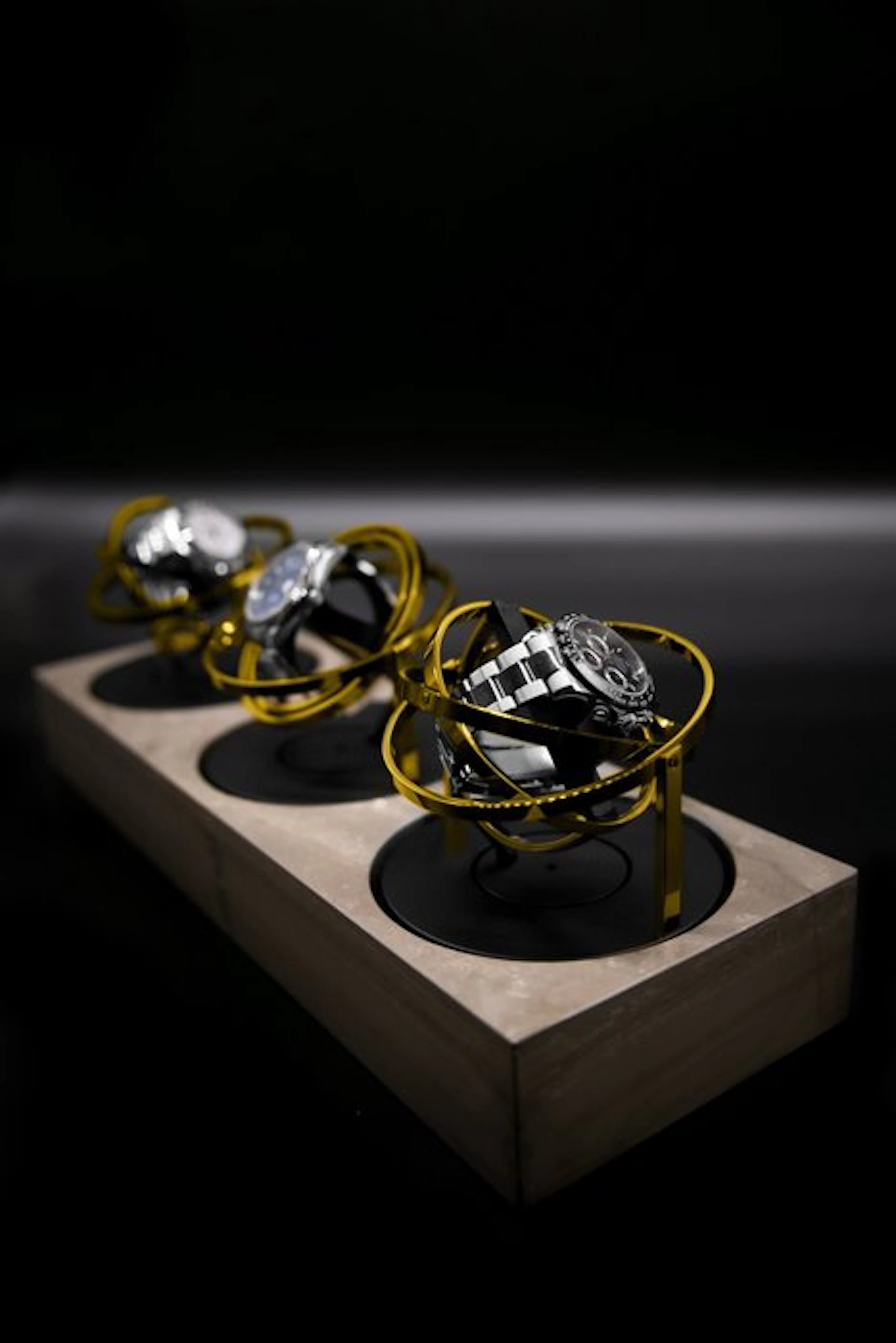 The Voyager III - Elbrus Horology - Marble Watch Winder...