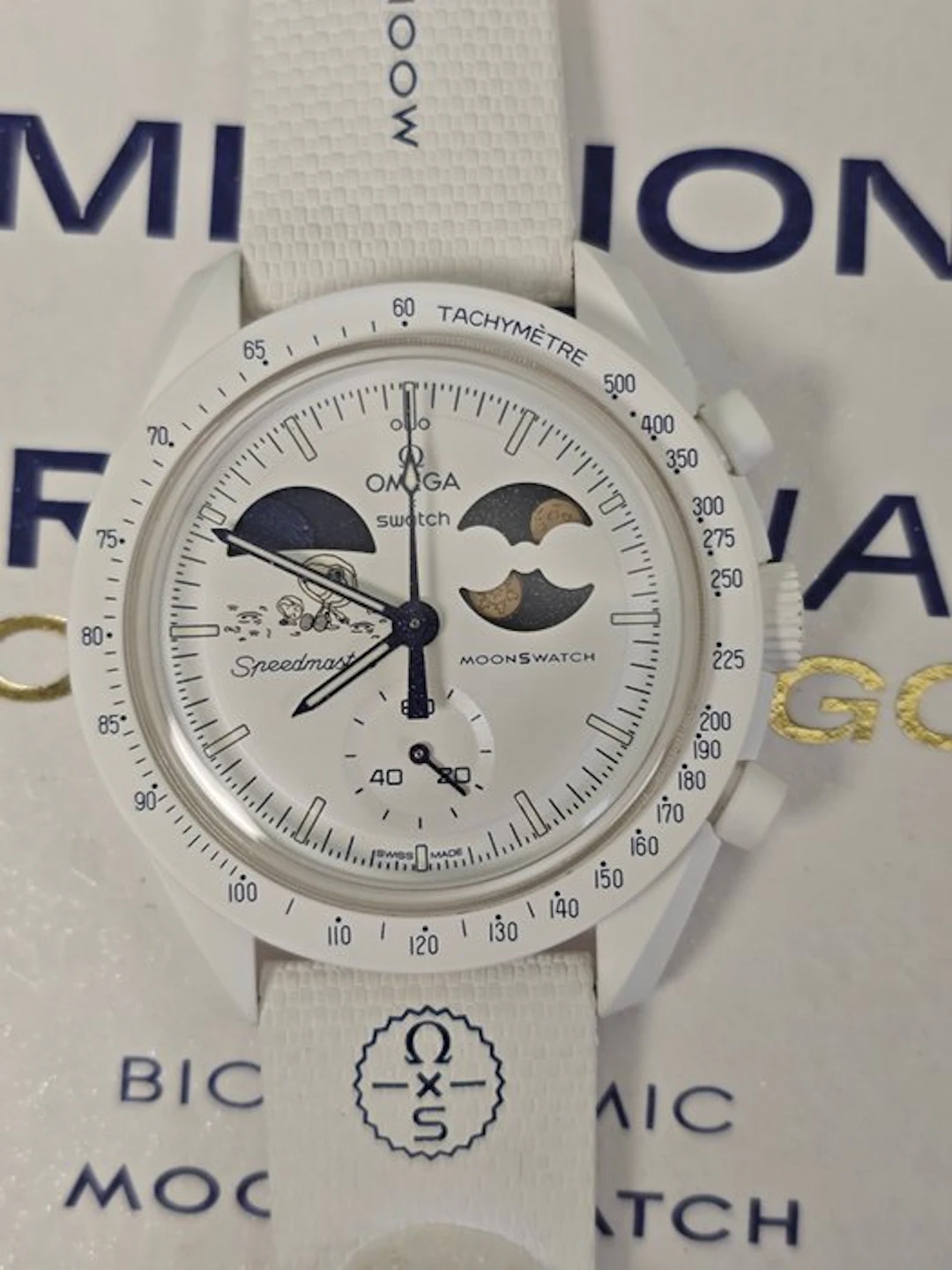 Omega x Swatch - Mission to Earth (Moonshine Gold) - No...