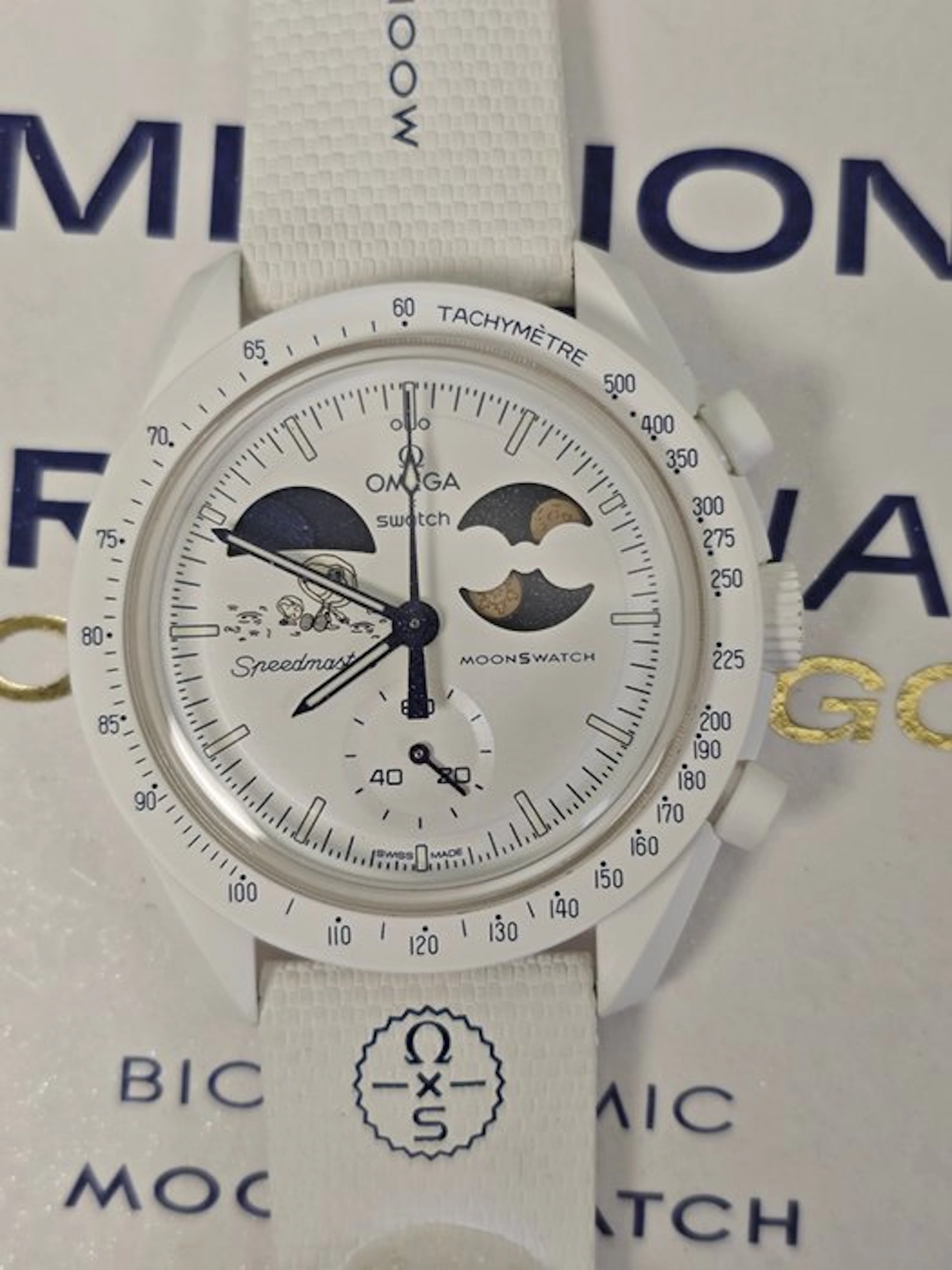 Omega x Swatch - Mission to Earth (Moonshine Gold) - No...