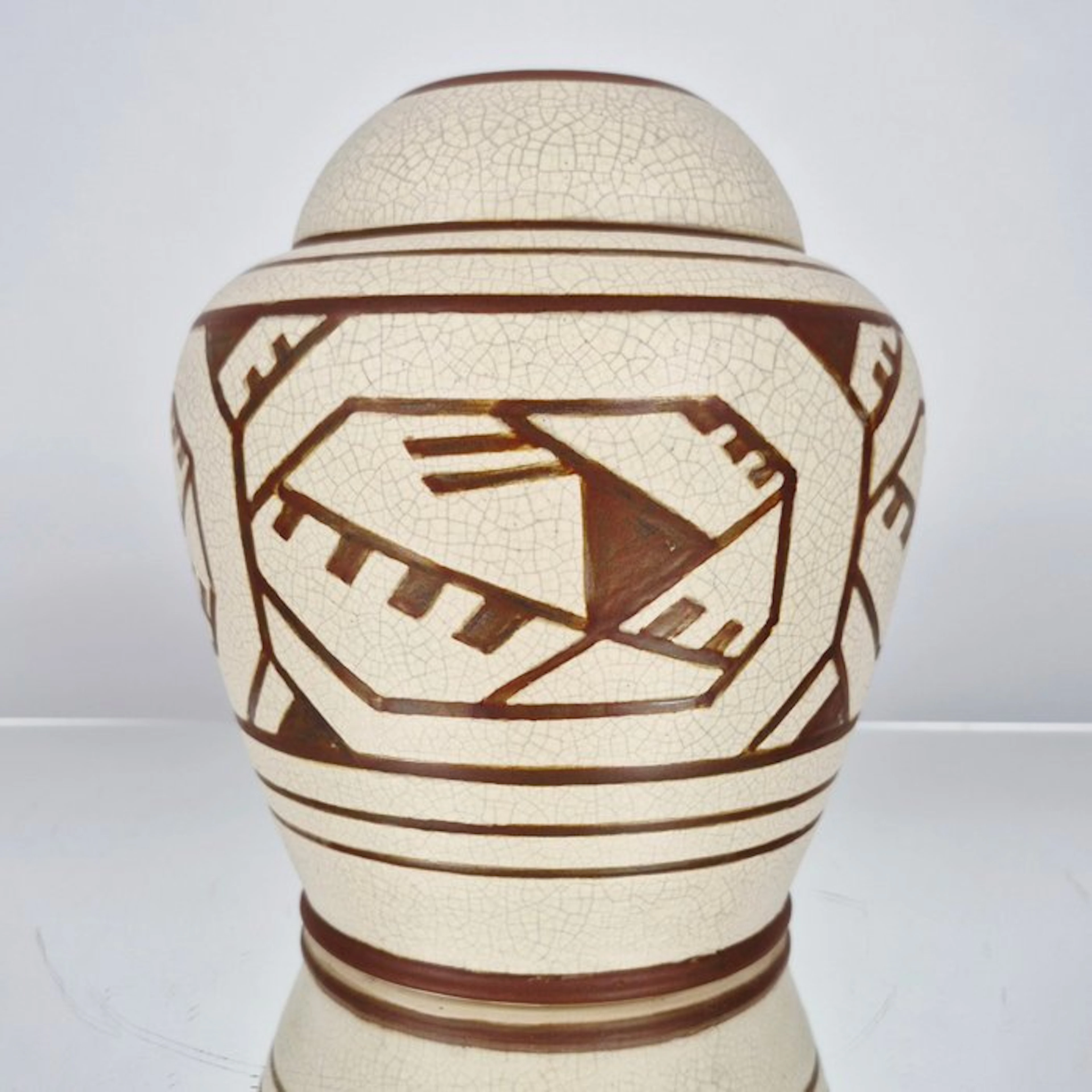 Faïencerie d'Orchies (Moulin des Loups) - Vase - Faience...