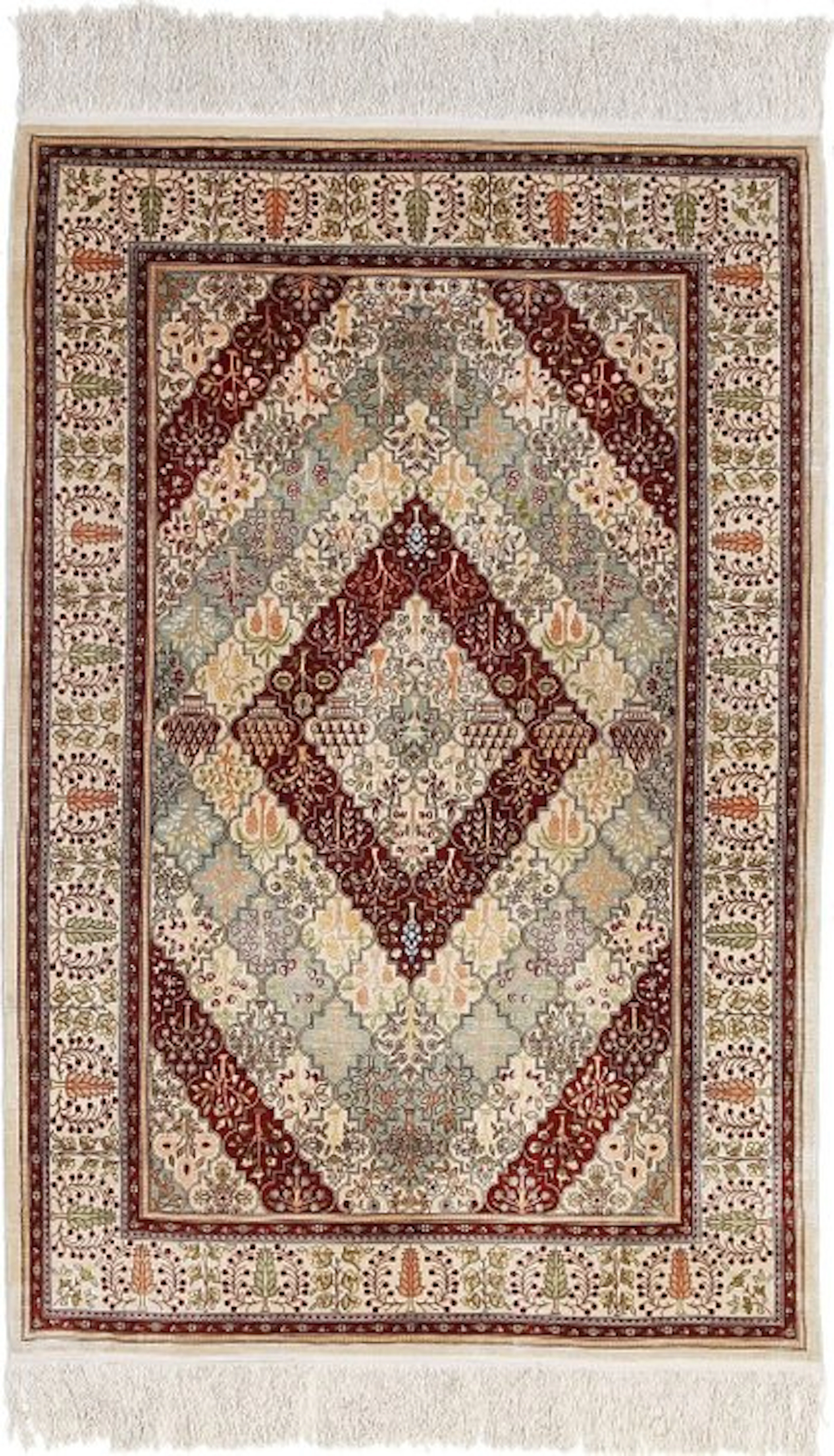 Amazing Silk Hereke Signed Carpet with 10/10 Quality - Pure Luxury ~1 Mio