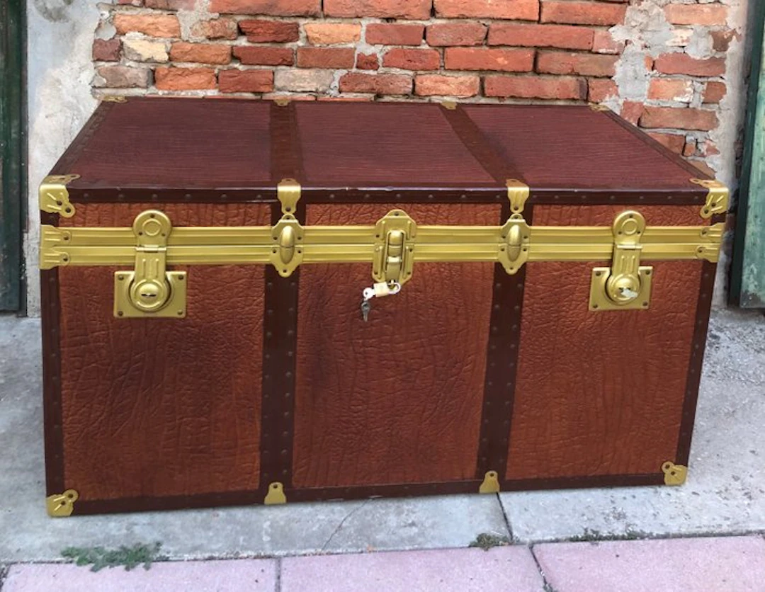 Fiam - Storage trunk - Synthetic leather - travel wardrobe trunk