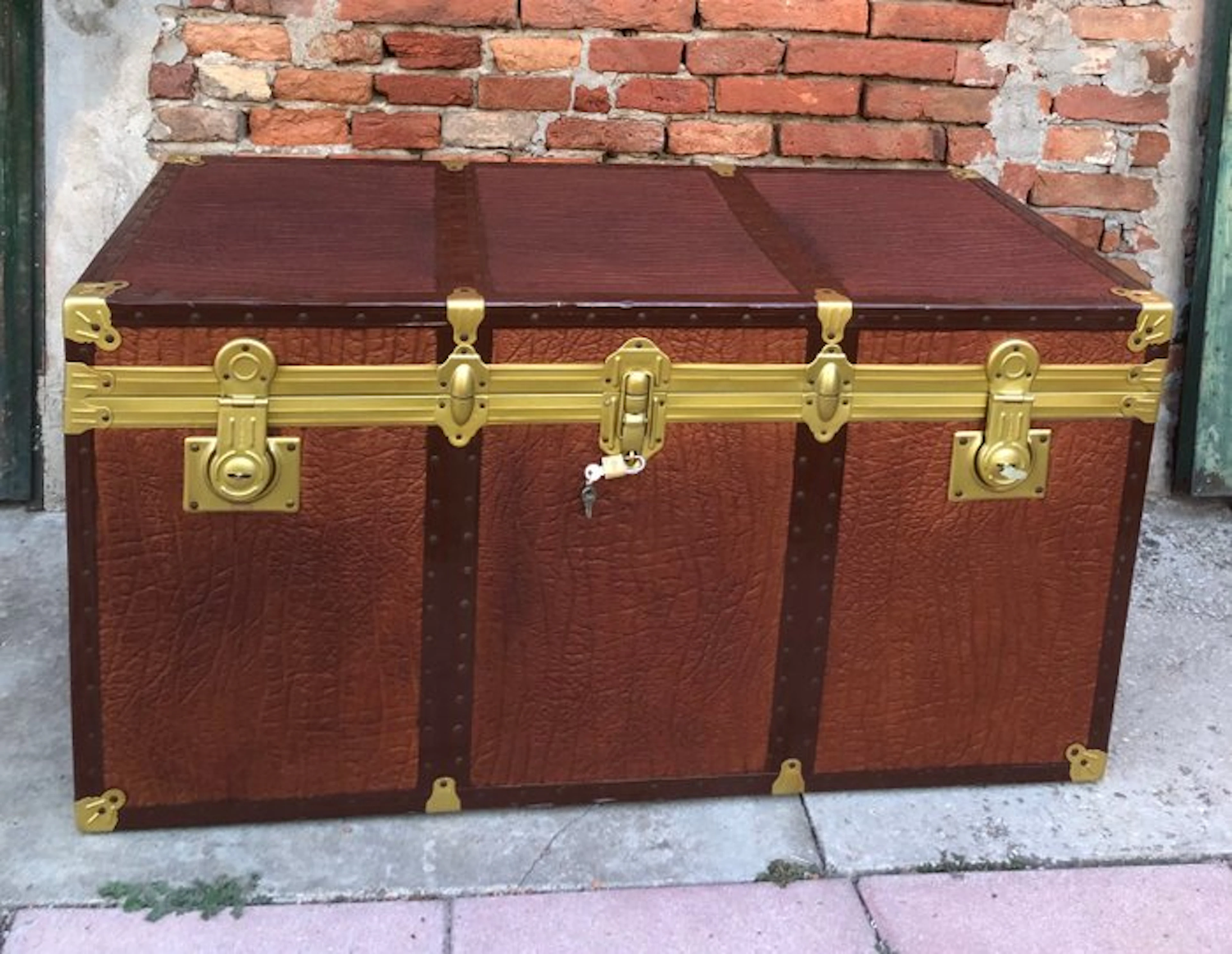 Fiam - Storage trunk - Synthetic leather - travel wardrobe trunk