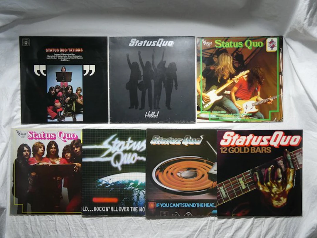 Status Quo - 7 x Albums - Multiple titles - LP albums (multiple items) - 1968