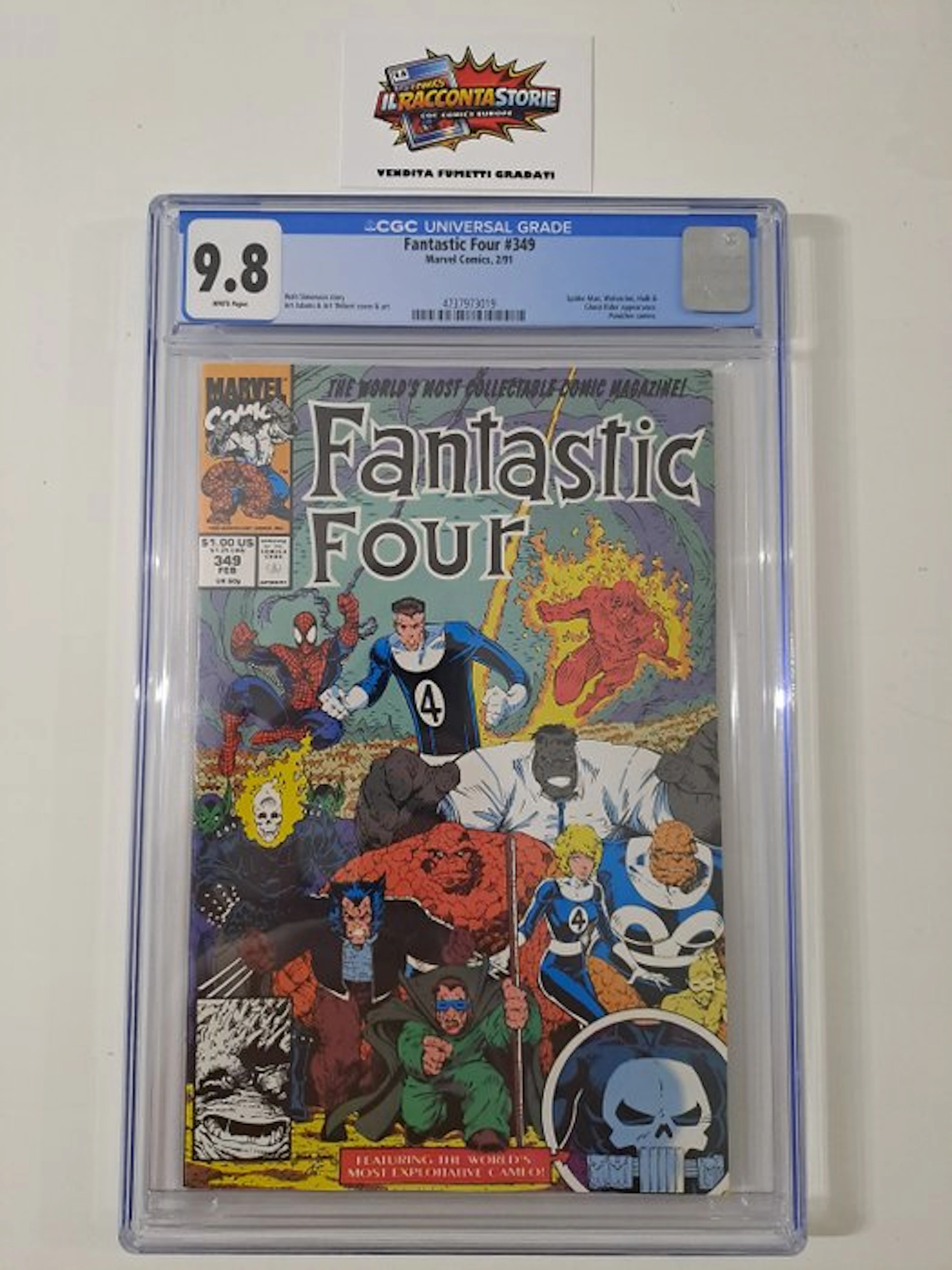 Fantastic Four 349 - Fantastic Four - 1 Graded comic - 1991/1991 - CGC 9.8