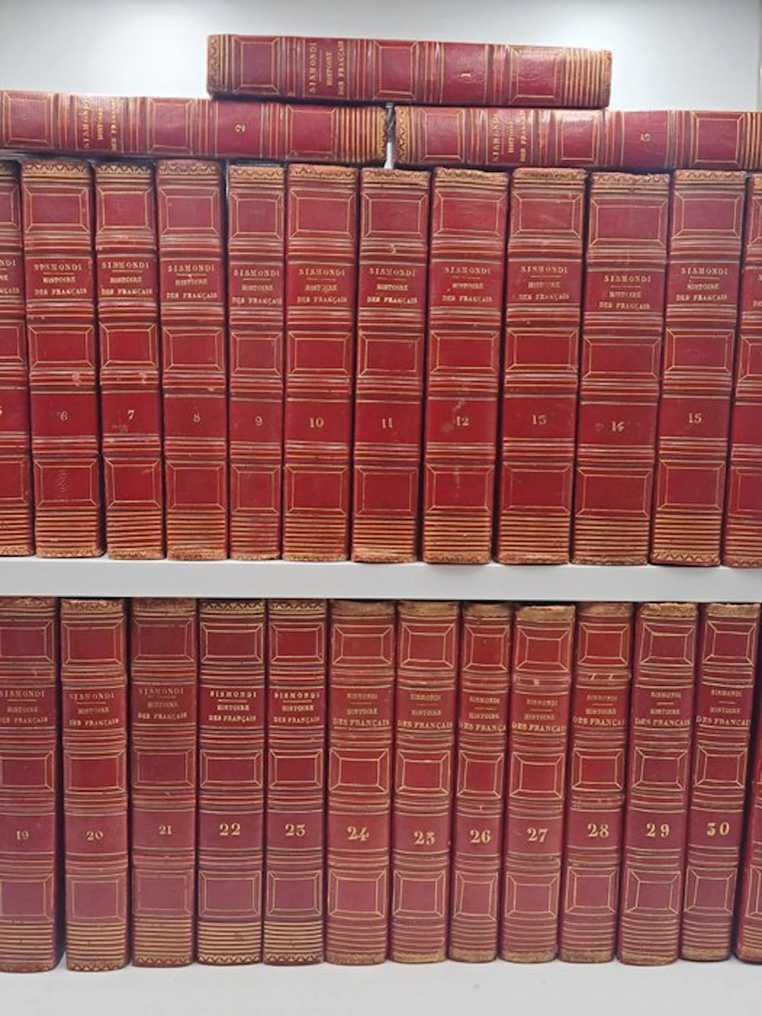 Jean Charles Léonard Simonde de Sismondi - Histoire des Français - 1821-1844