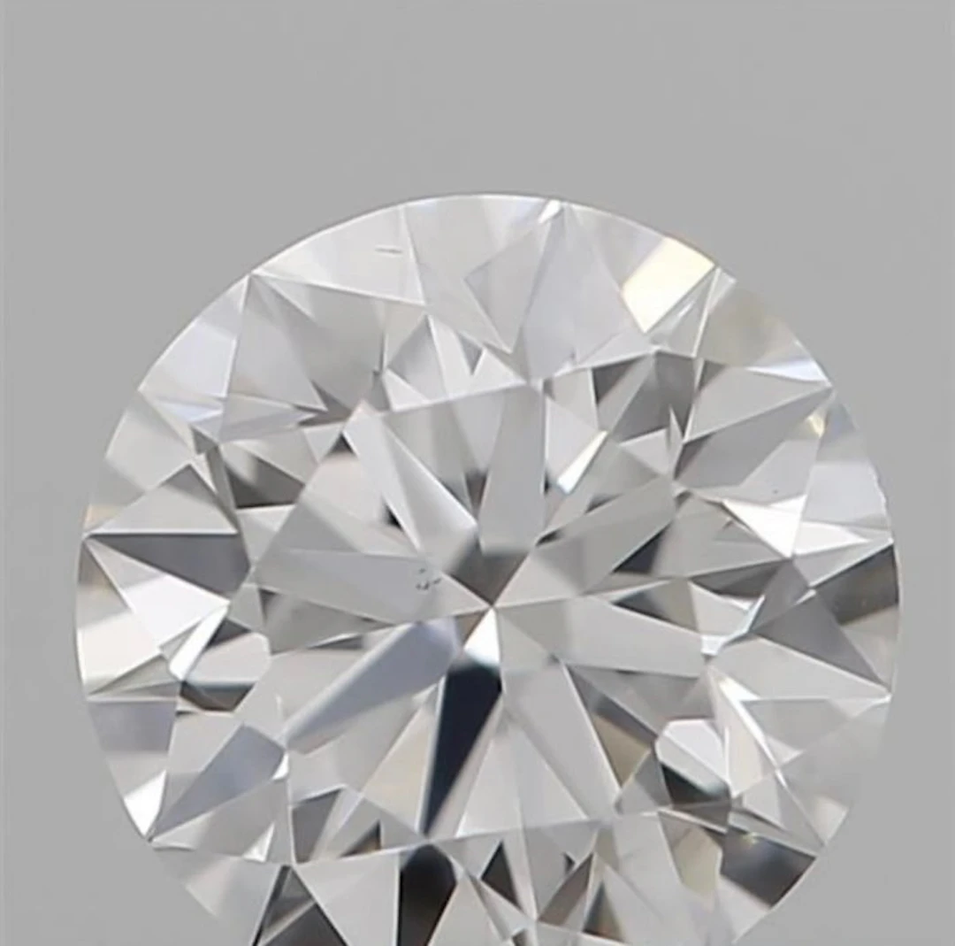 1 pcs Diamond (Natural) - 0.22 ct - Round - E - VS2...