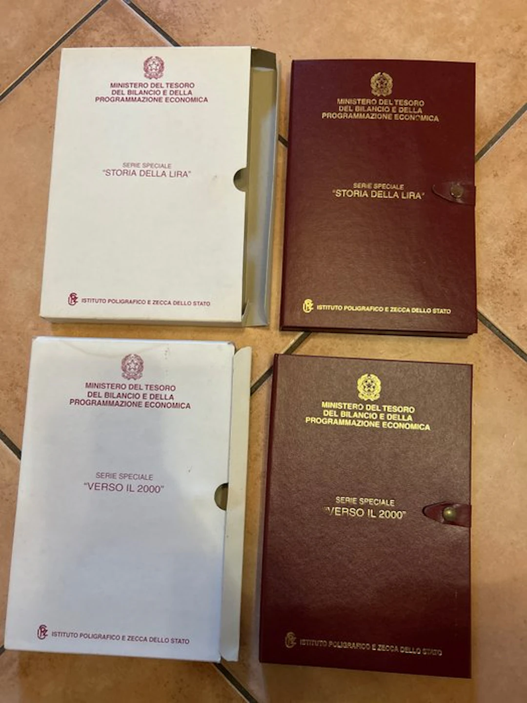 Italy, Republic Serie speciale "Verso il 2000" 1998-2001 (12 monete)